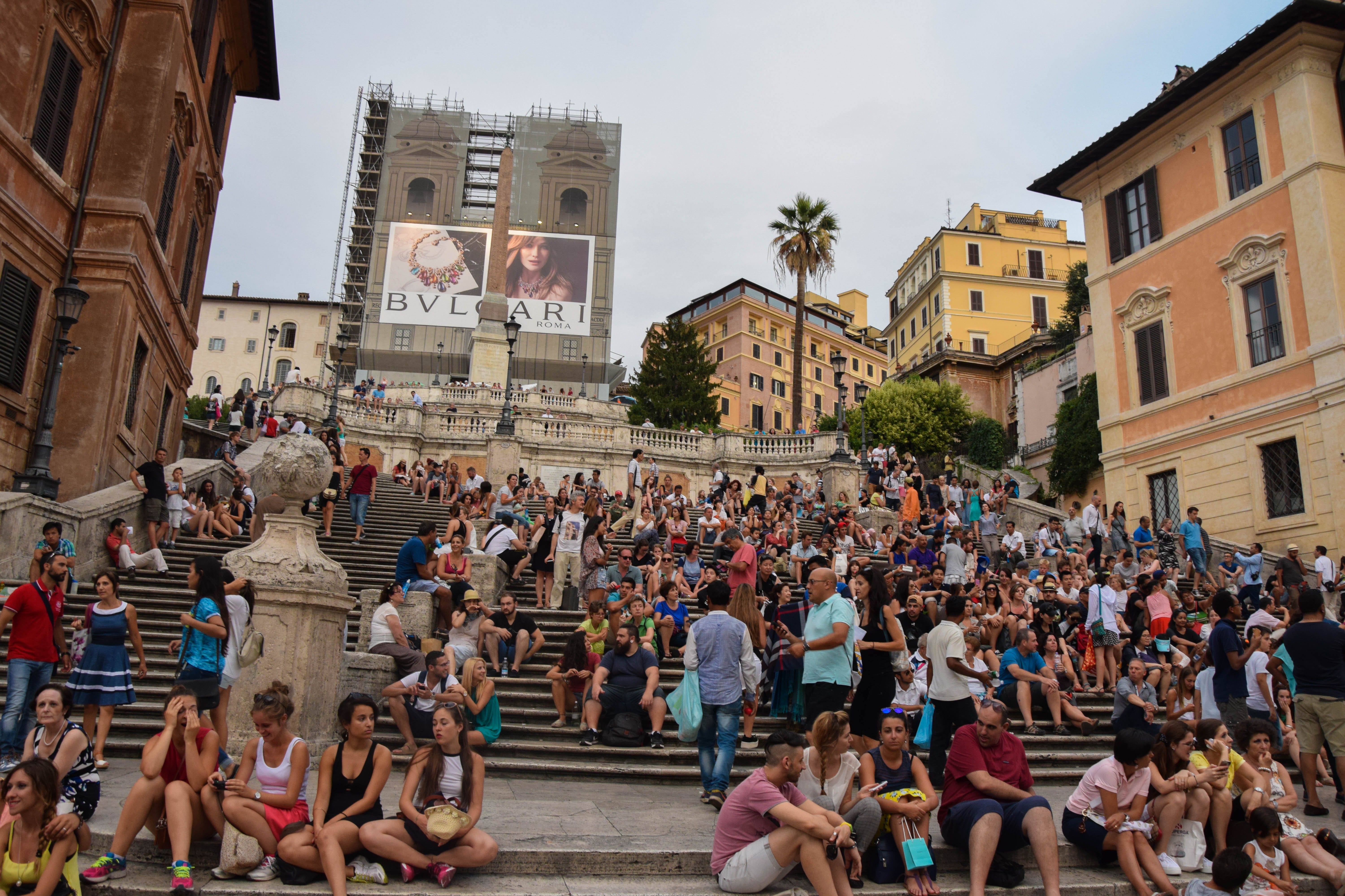 Wallpaper, people, city, Italy, architecture, ancient, summer, Europe, Rome, festival, rom, ancientcity, roma, piazzadispagna, spanishsteps, trinitadeimonti, viadeicondotti, spanskatrappan, crowd 6000x4000