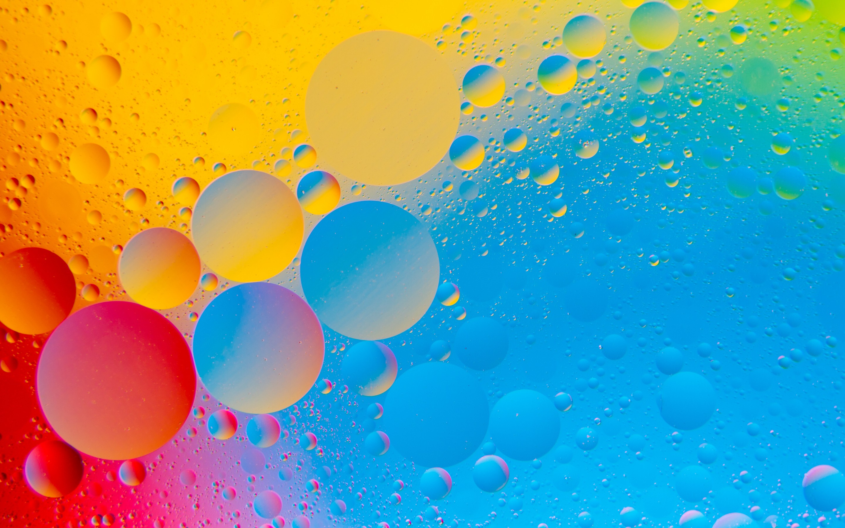 Colourful Bubbles 4K HD Abstract Wallpaper 15 Retina Macbook Pro