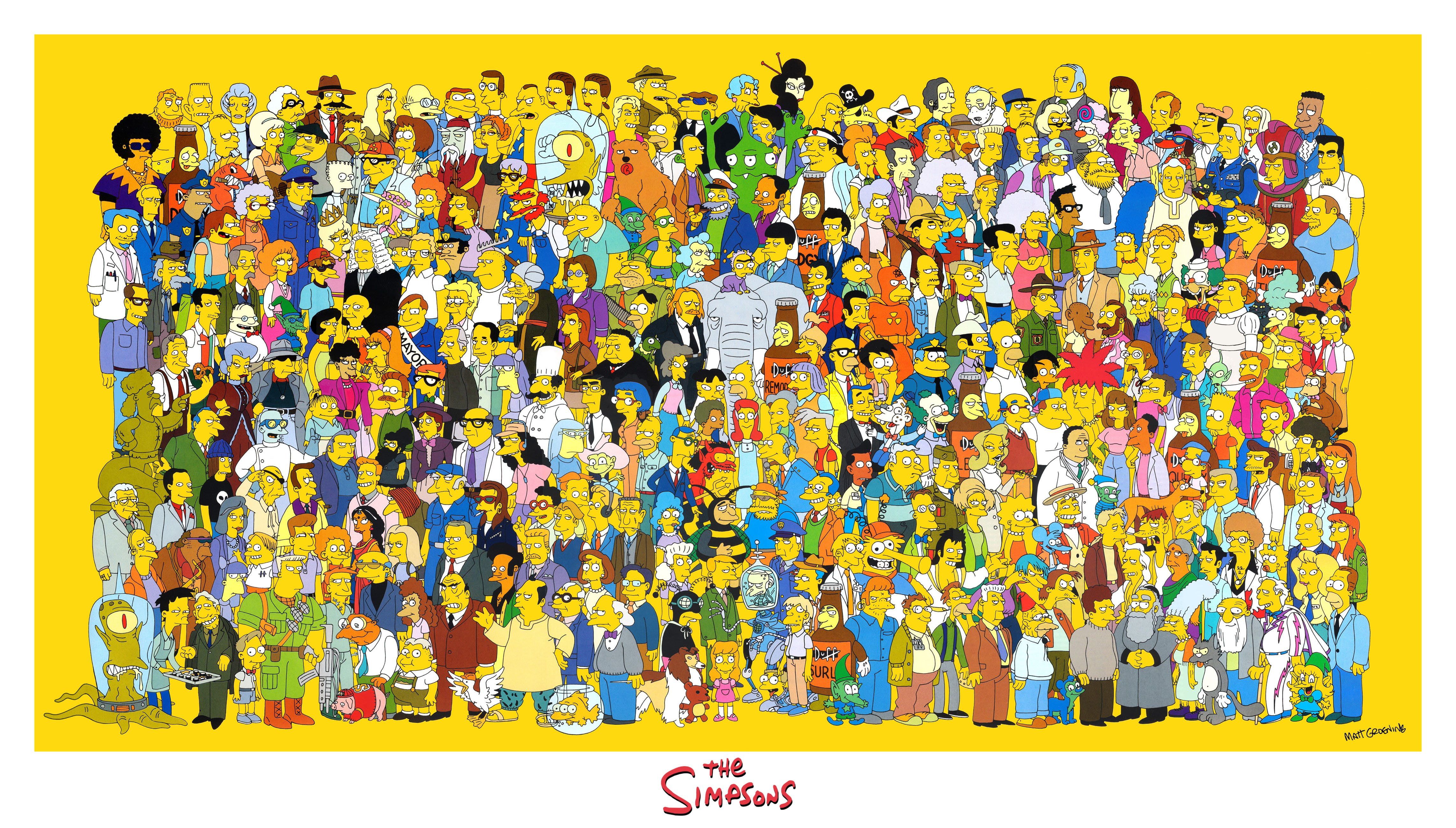 simpsons #cartoon k k #HD K #wallpaper #hdwallpaper #desktop. Simpsons characters, Poster prints, Posters art prints
