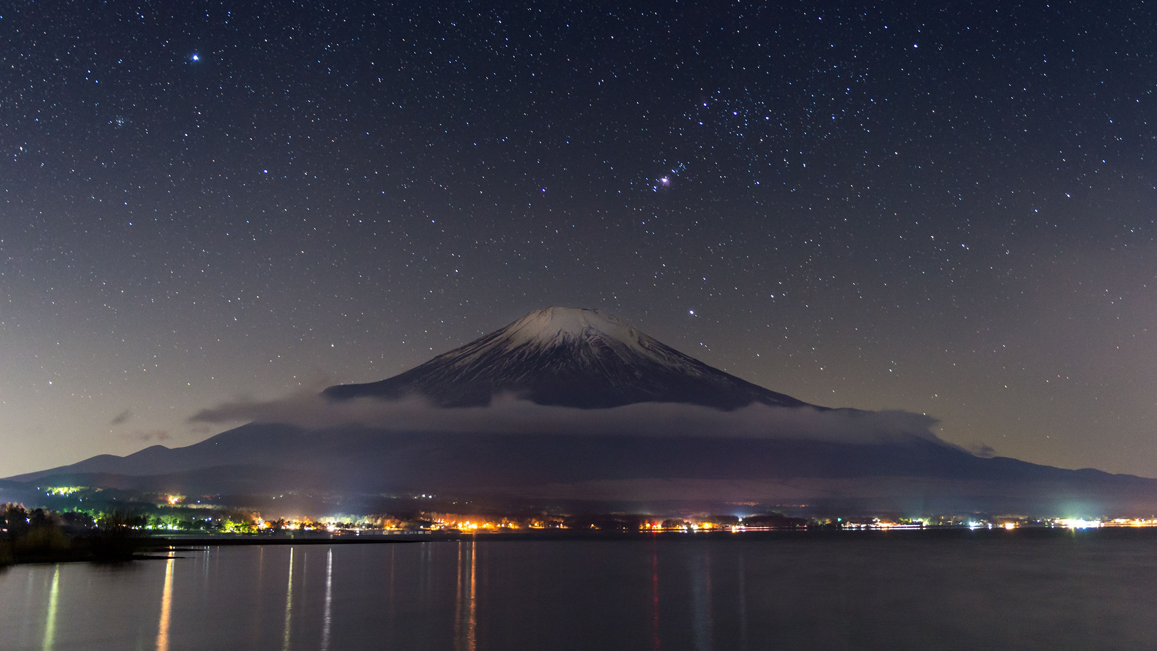 Night Mount Fuji Wallpaper