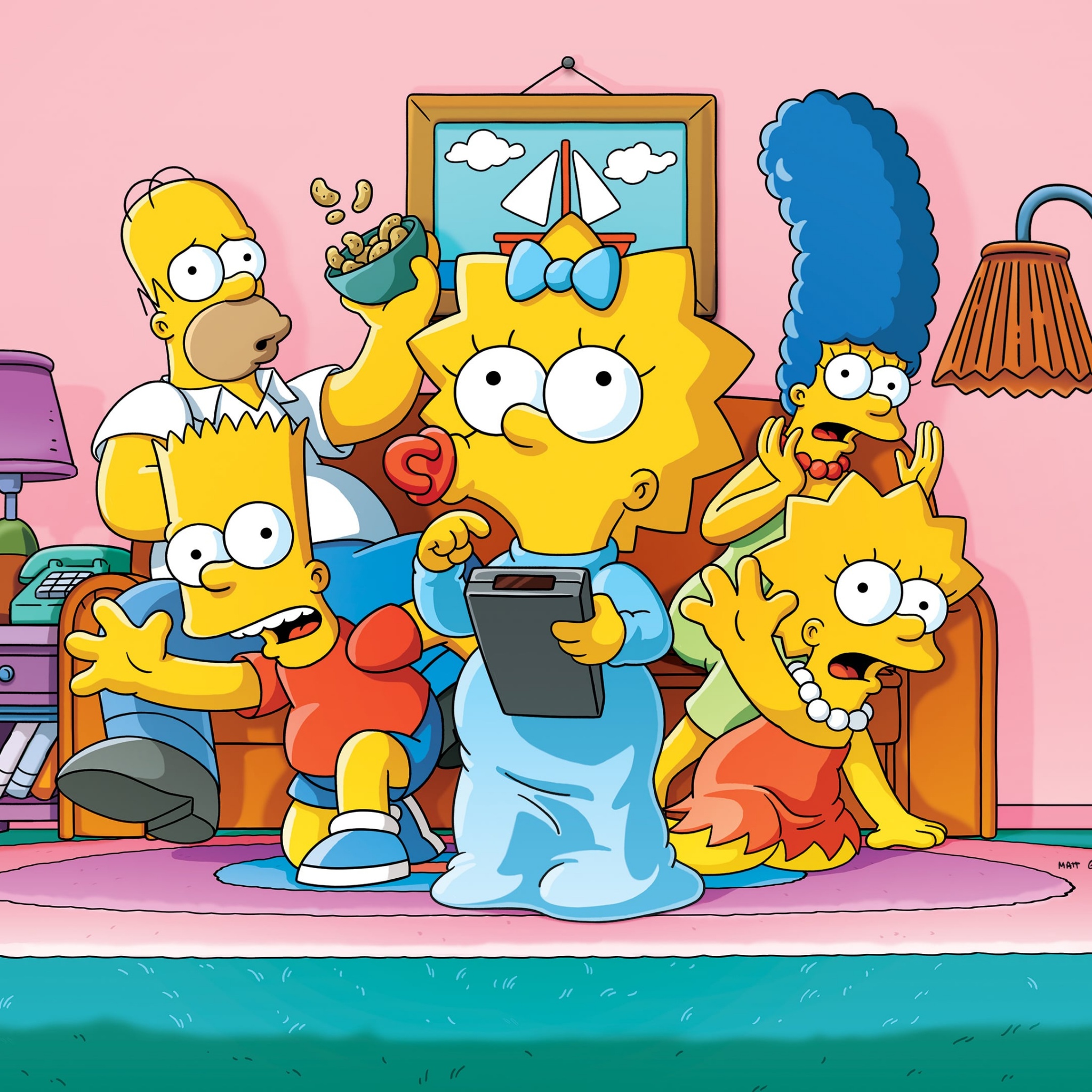 The Simpsons Wallpaper 4K, Simpson family, Movies