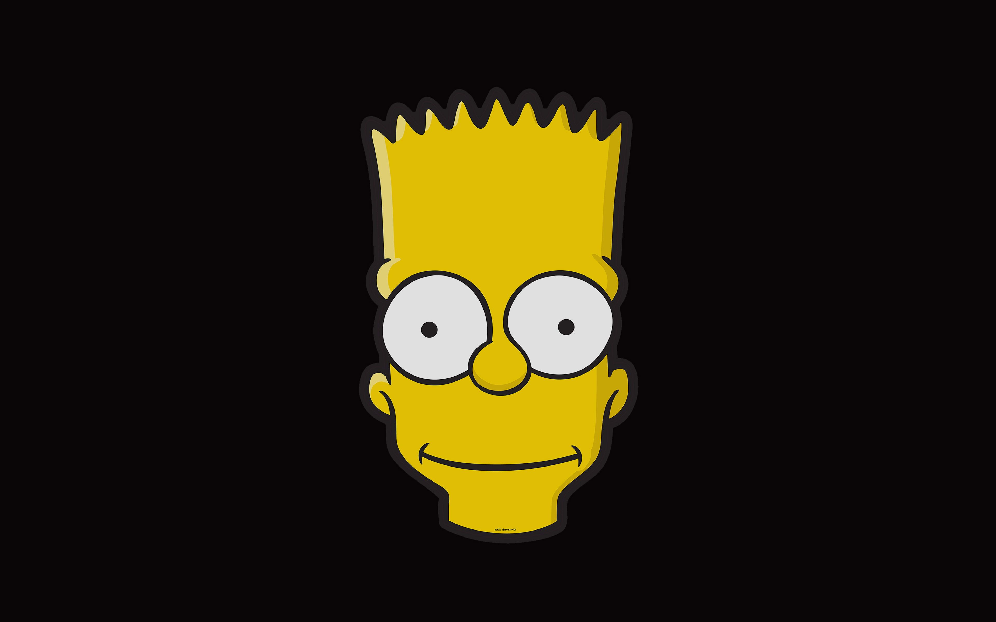 bart #face #art #illust #dark #simpsons #minimal #simple K #wallpaper #hdwallpaper #desktop. Bart, Bart simpson, Simpsons art