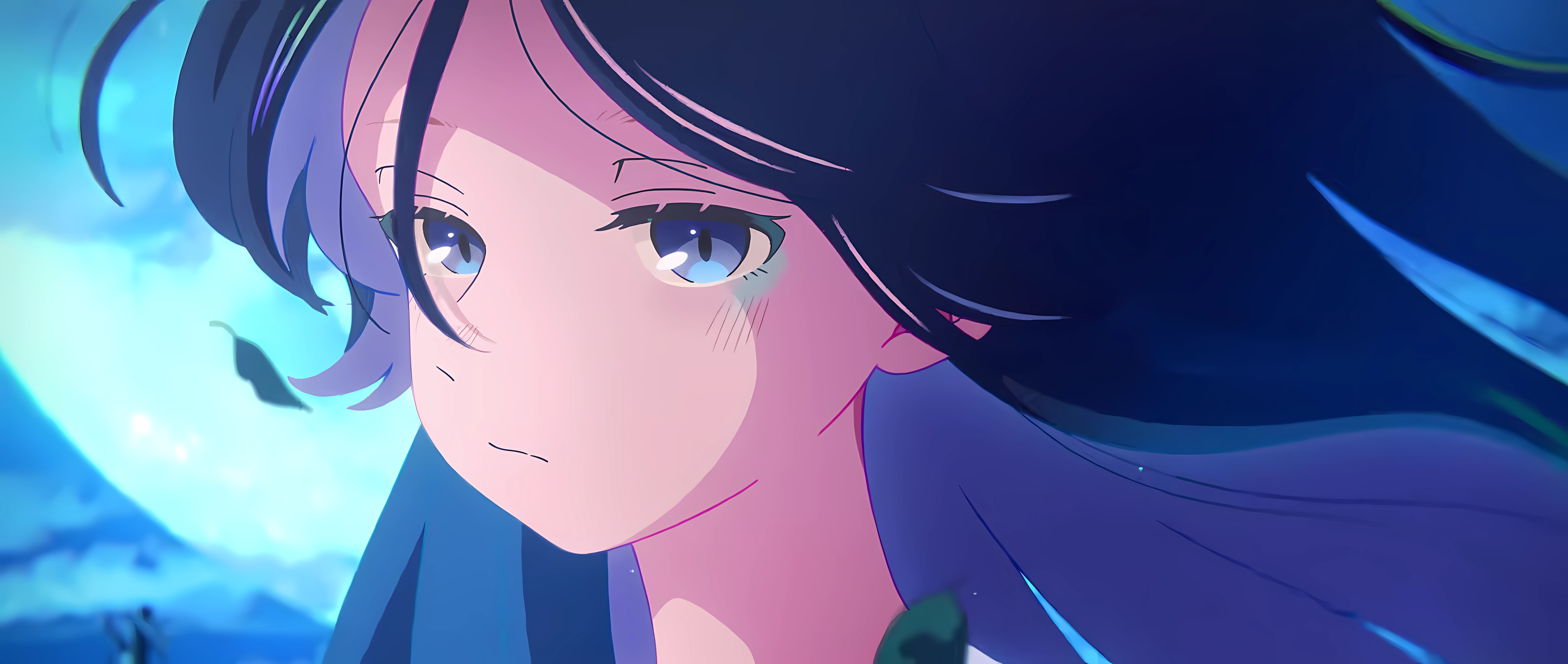 Wallpaper, YOASOBI, anime girls 7680x3252