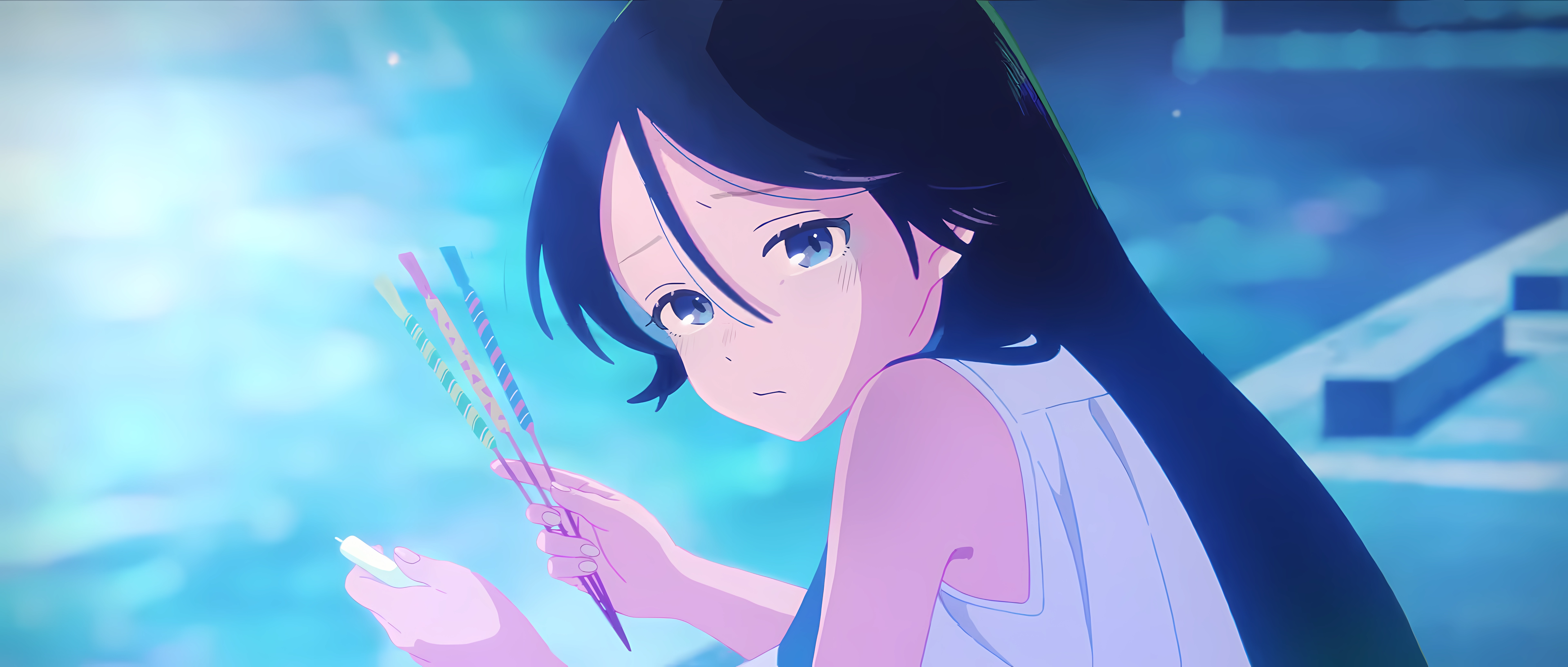 Wallpaper, YOASOBI, anime girls 7676x3268