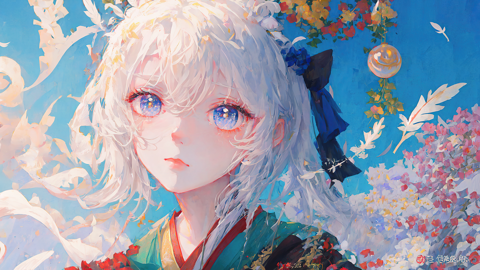 AI Image Generator: Anime angel, painter by Arina Tanemura