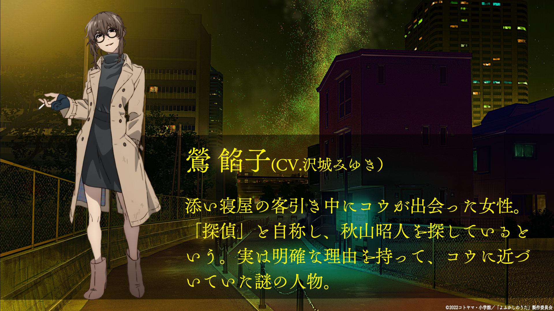 Anko Uguisu the detective will be voiced