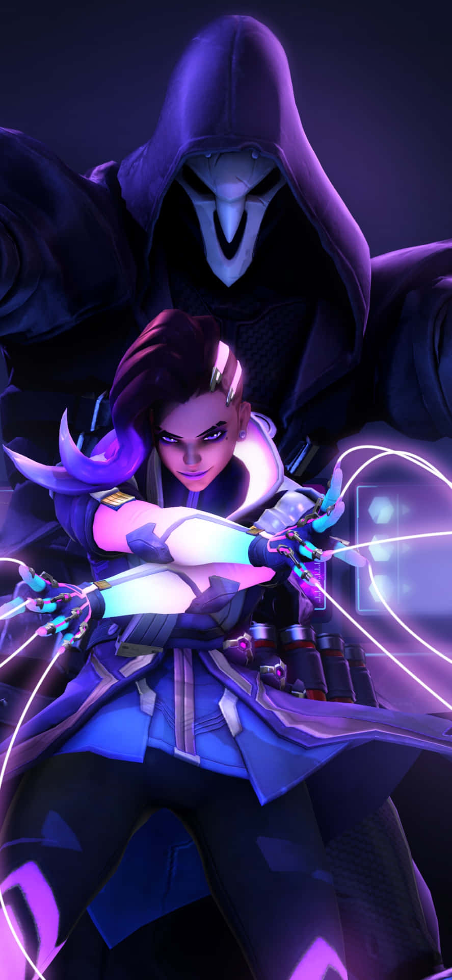 Download iPhone Xs Max Overwatch Background Reaper And Sombra