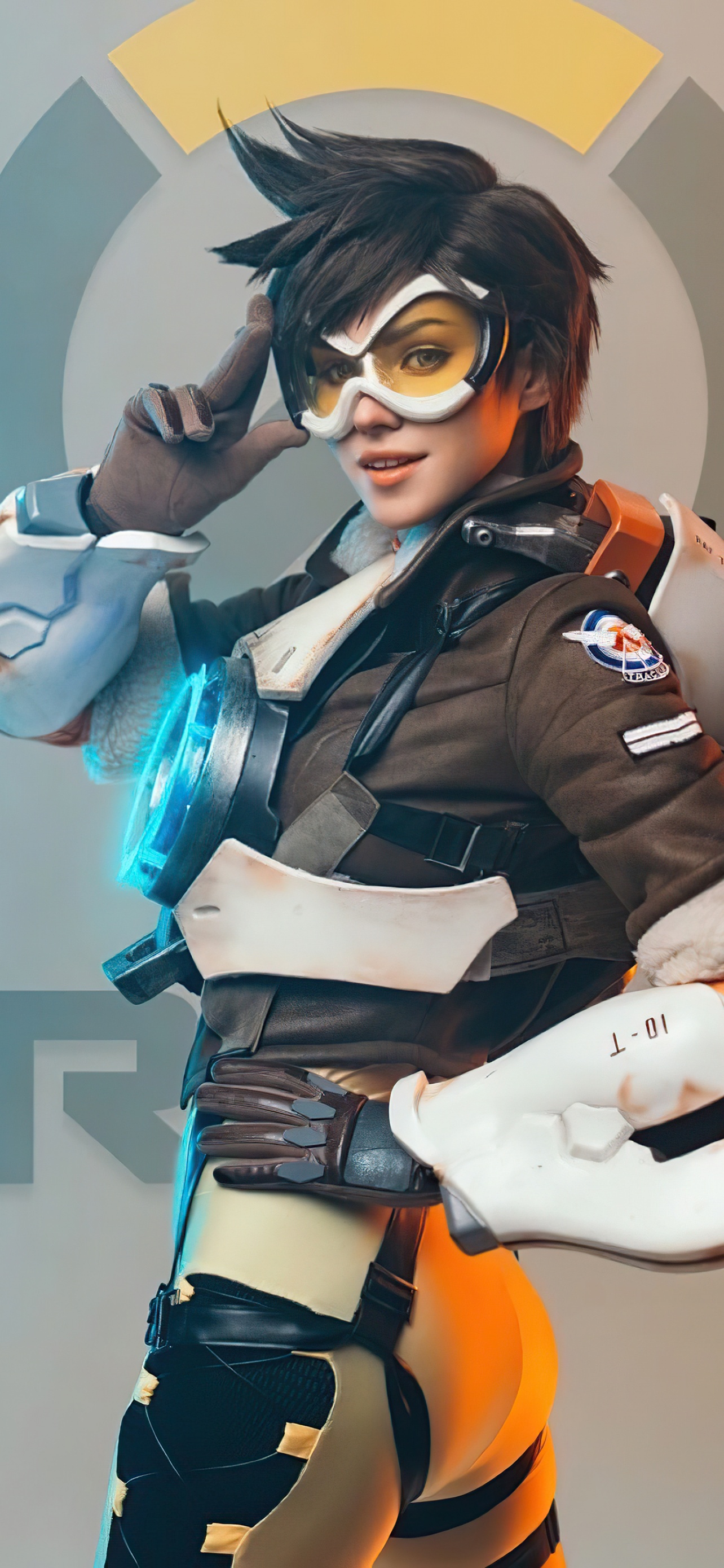 Tracer Wallpaper 4K, Cosplay, Overwatch, Graphics CGI