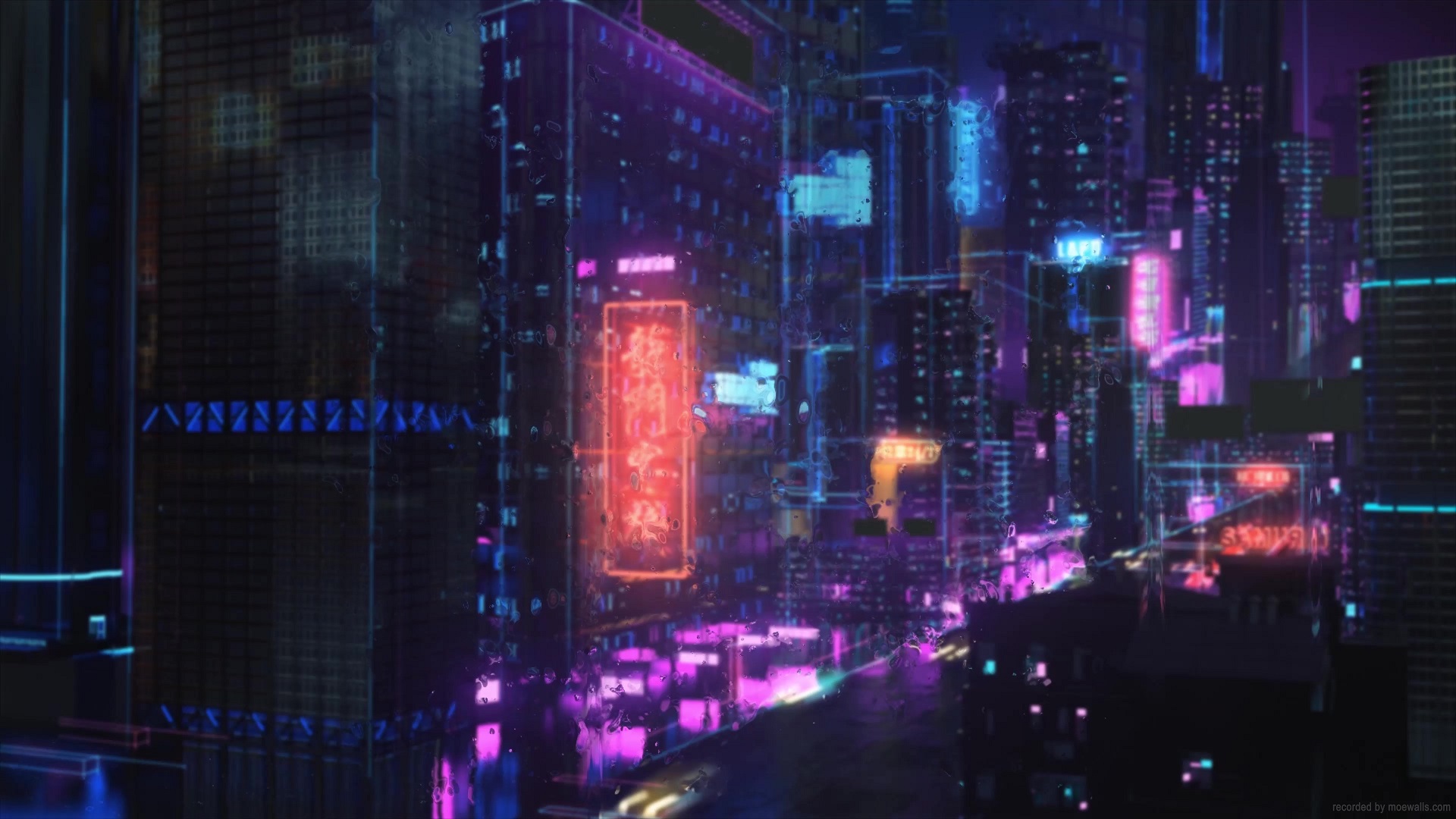 Japan Neon City Live Wallpaper