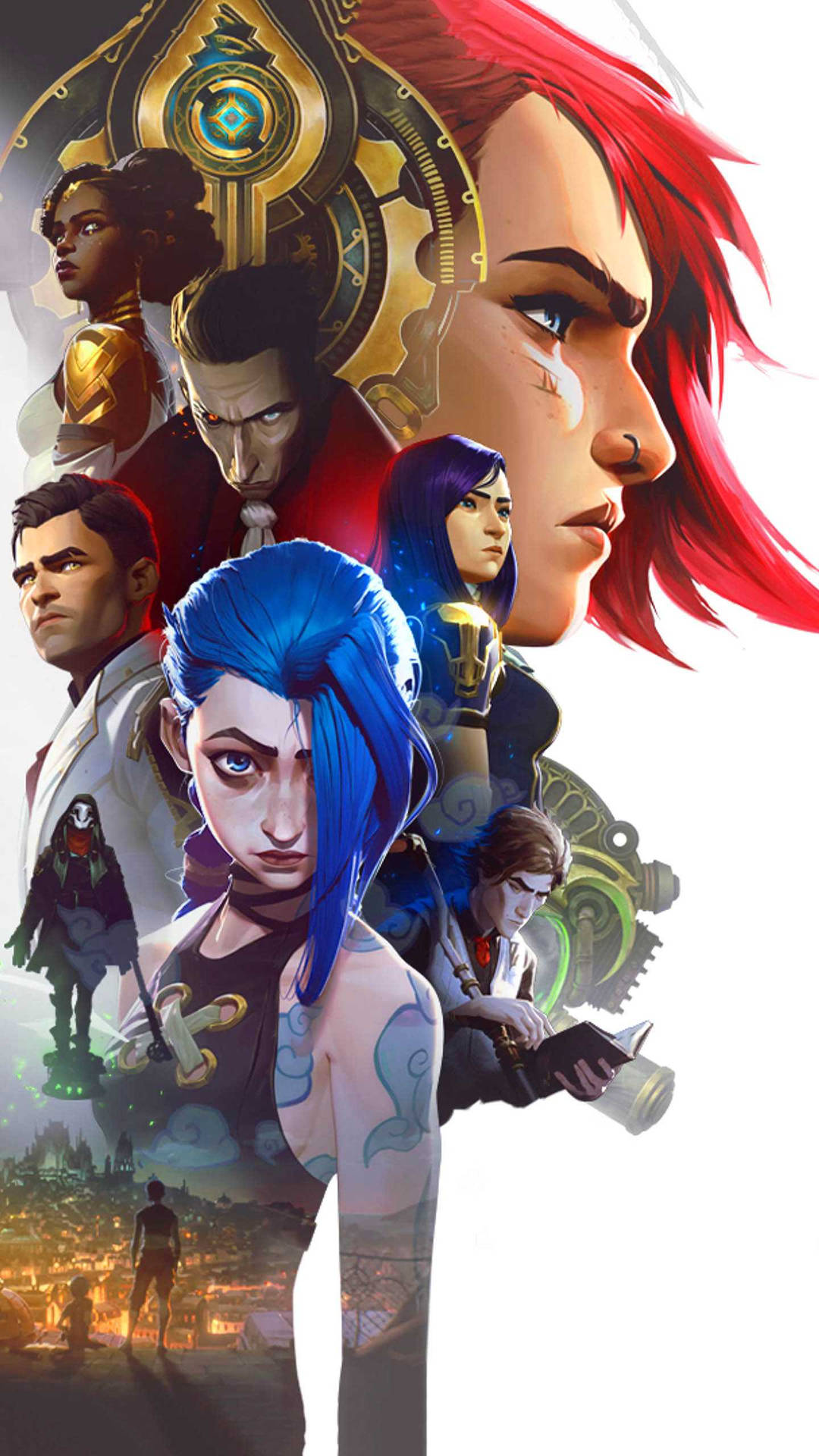 Download 4k Phone Background Arcane Cast Wallpaper