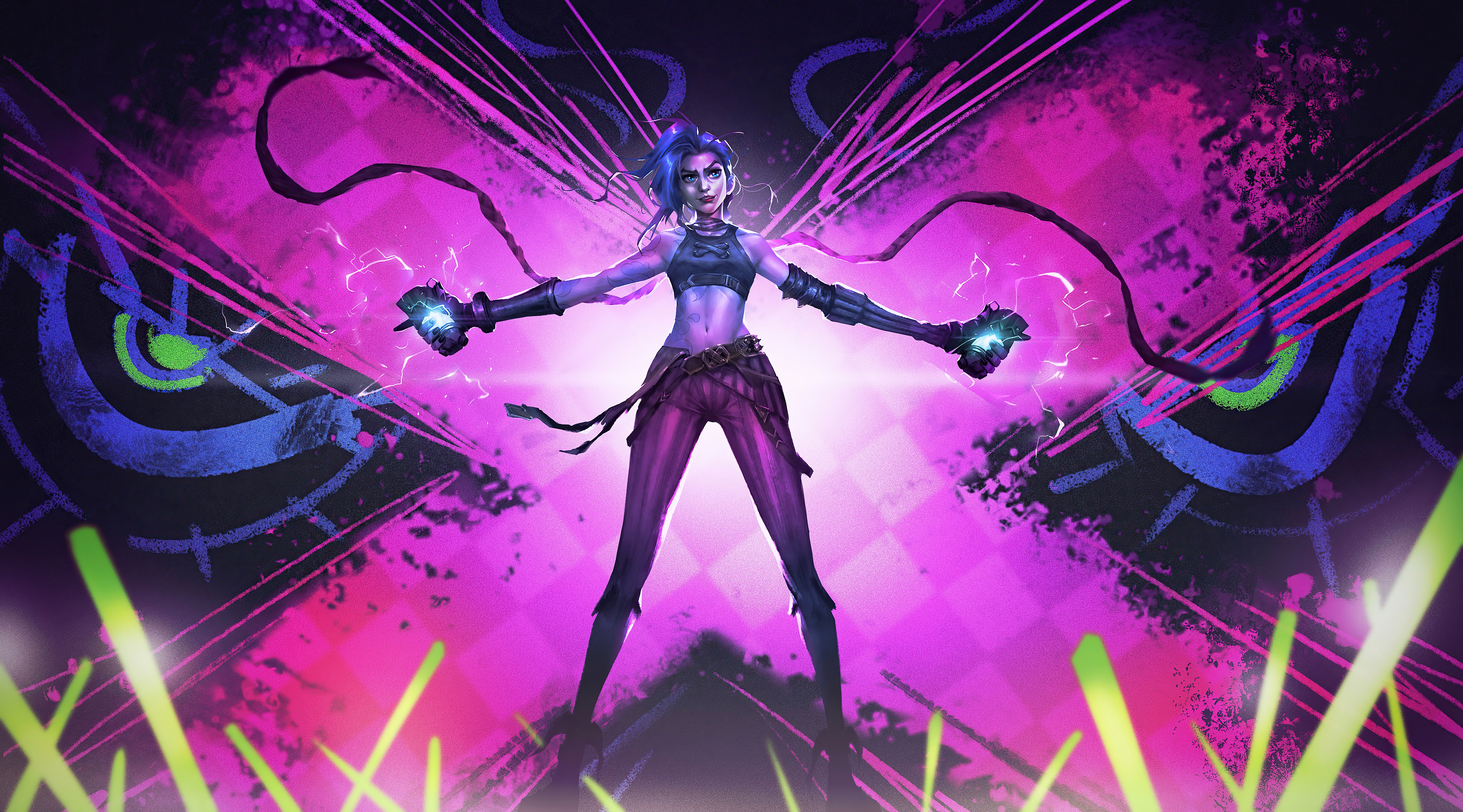 Arcane 4K, Jinx (League Of Legends) Gallery HD Wallpaper