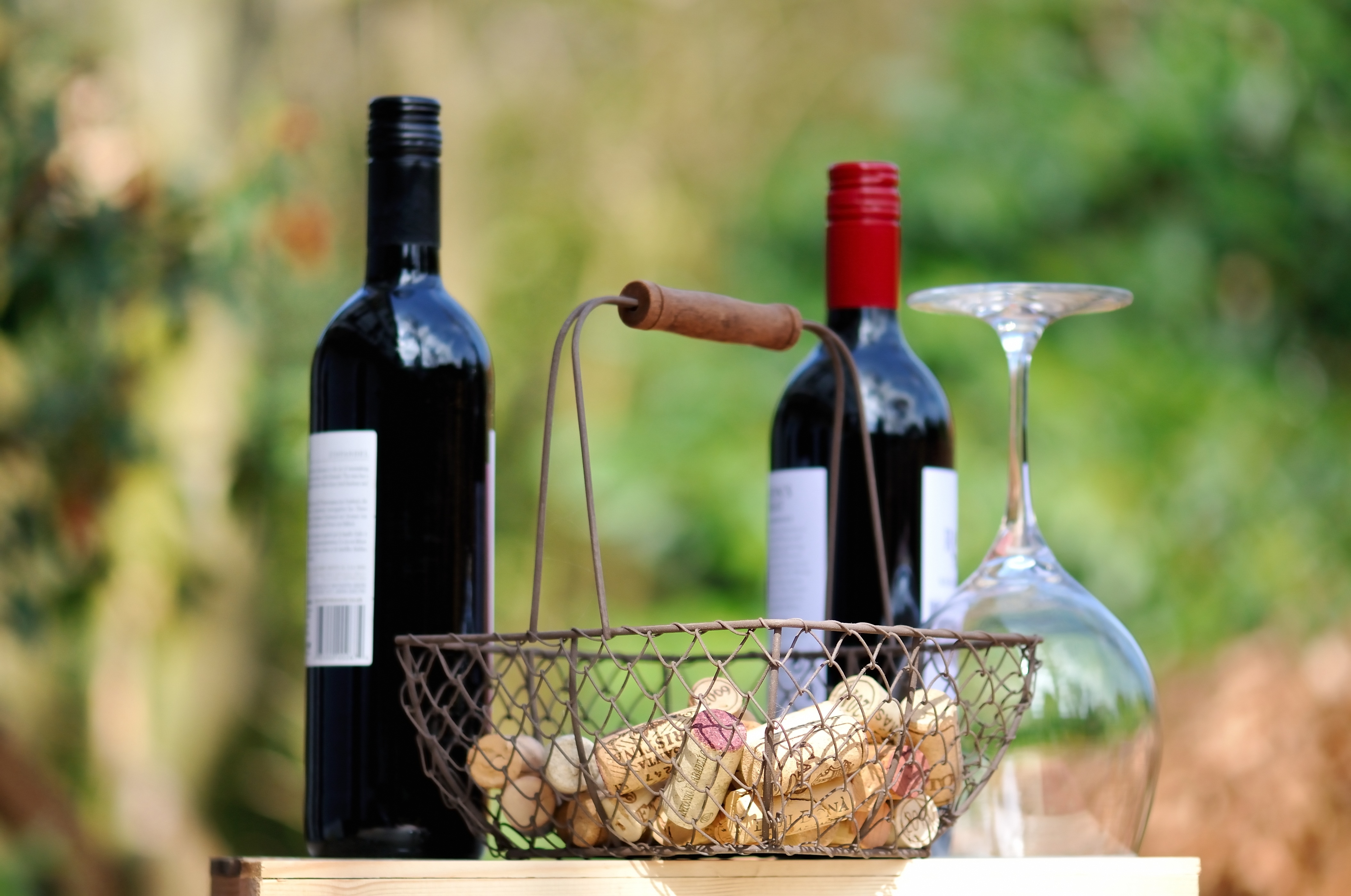 Free Image, liquid, summer, drink, garden, red wine, delicious, alcohol, wine bottle, glass bottle, wine glass, alcoholic, cork, bottles, glasses, enjoy, benefit from, natural product, beverages, noble, wine corks, bottle corks