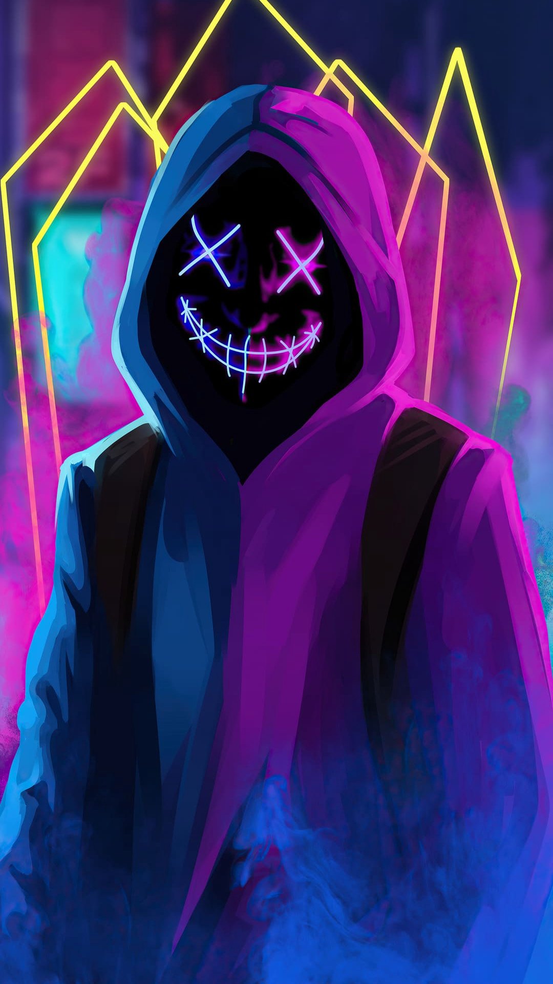 neon mask