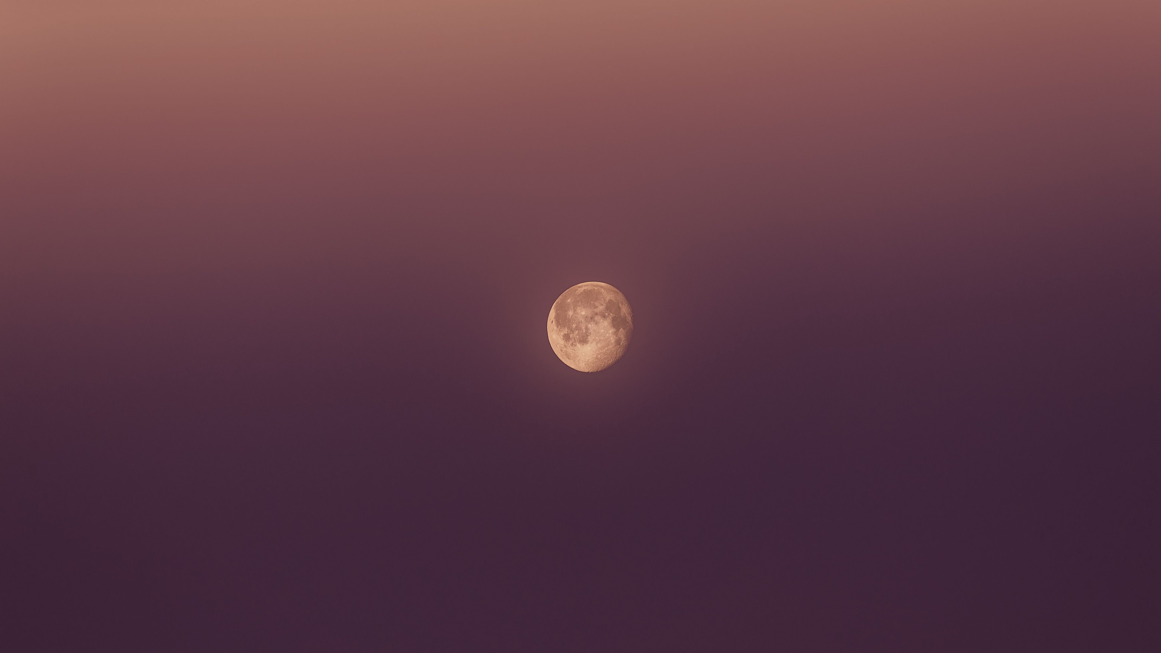 Download wallpaper 3840x2160 moon, full moon, sky, minimalism 4k uhd 16:9 HD background