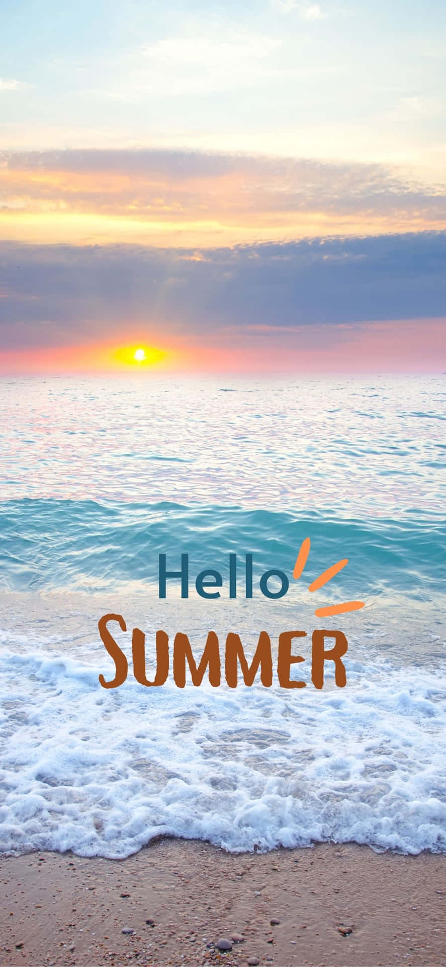 Download Hello Summer Sunset iPhone X