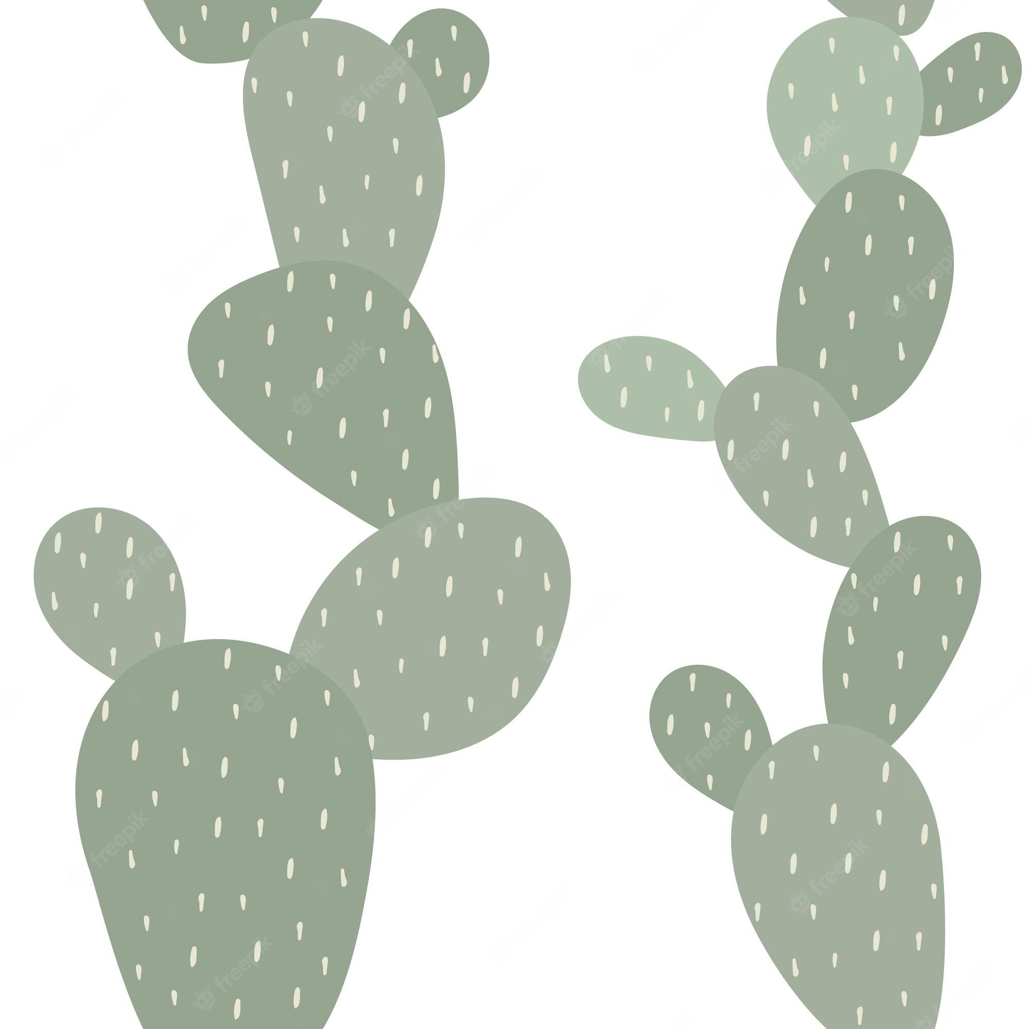 Premium Vector. Seamless pattern cactus floral summer tropical background wallpaper web page background surface textures textile