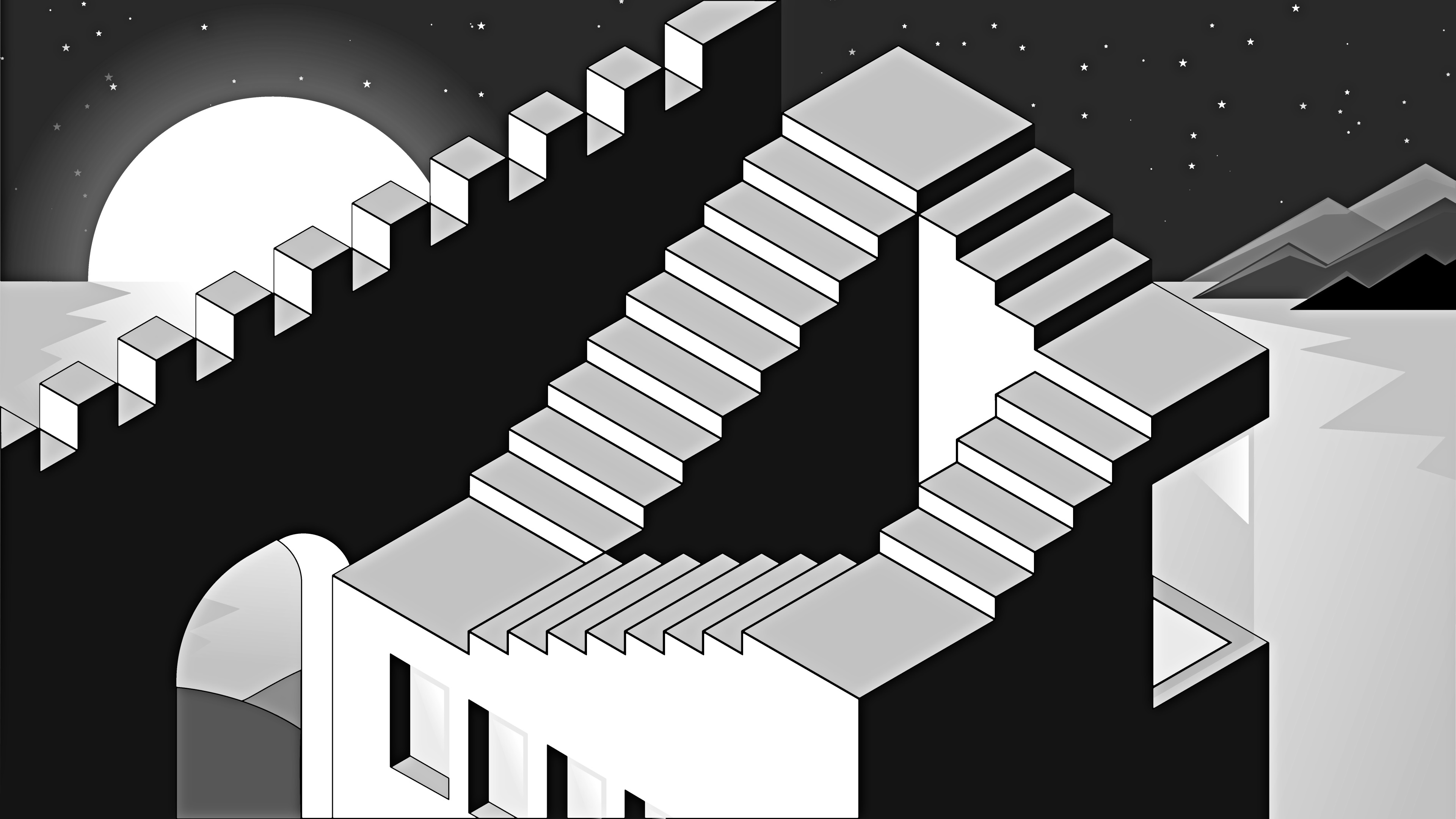 3840x2160 illusion 4k download wallpaper for pc Gallery HD Wallpaper