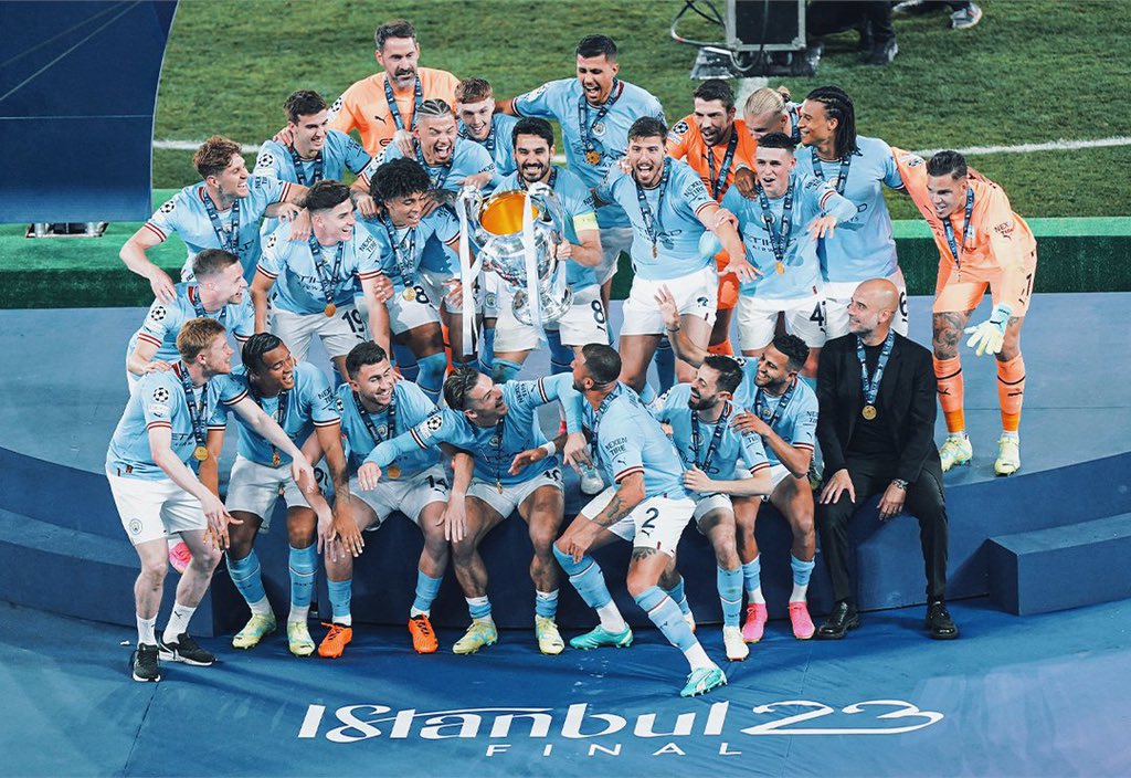 Manchester City UEFA Champions League 2023 Champions