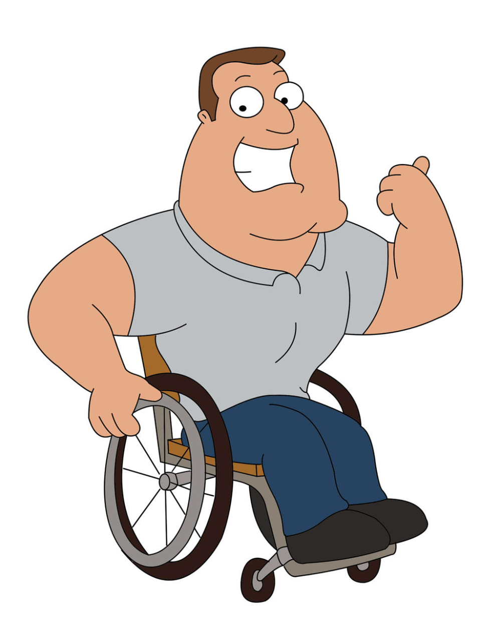 Joe Swanson (Family Guy) 1 By Frasier And Niles. Family Guy Cartoon, Family Guy, Cartoon Painting