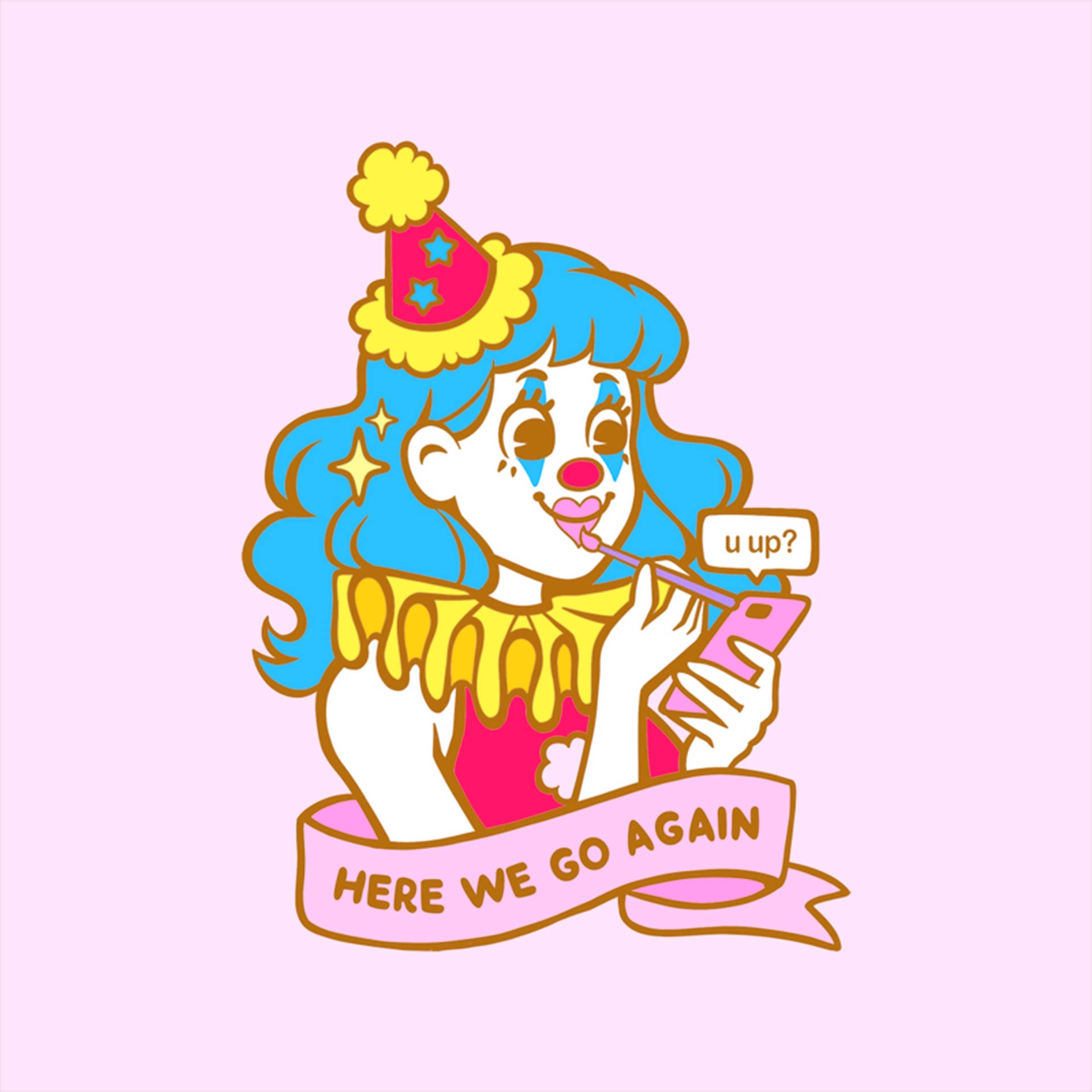 Download Here We Go Again Clown Wallpaper