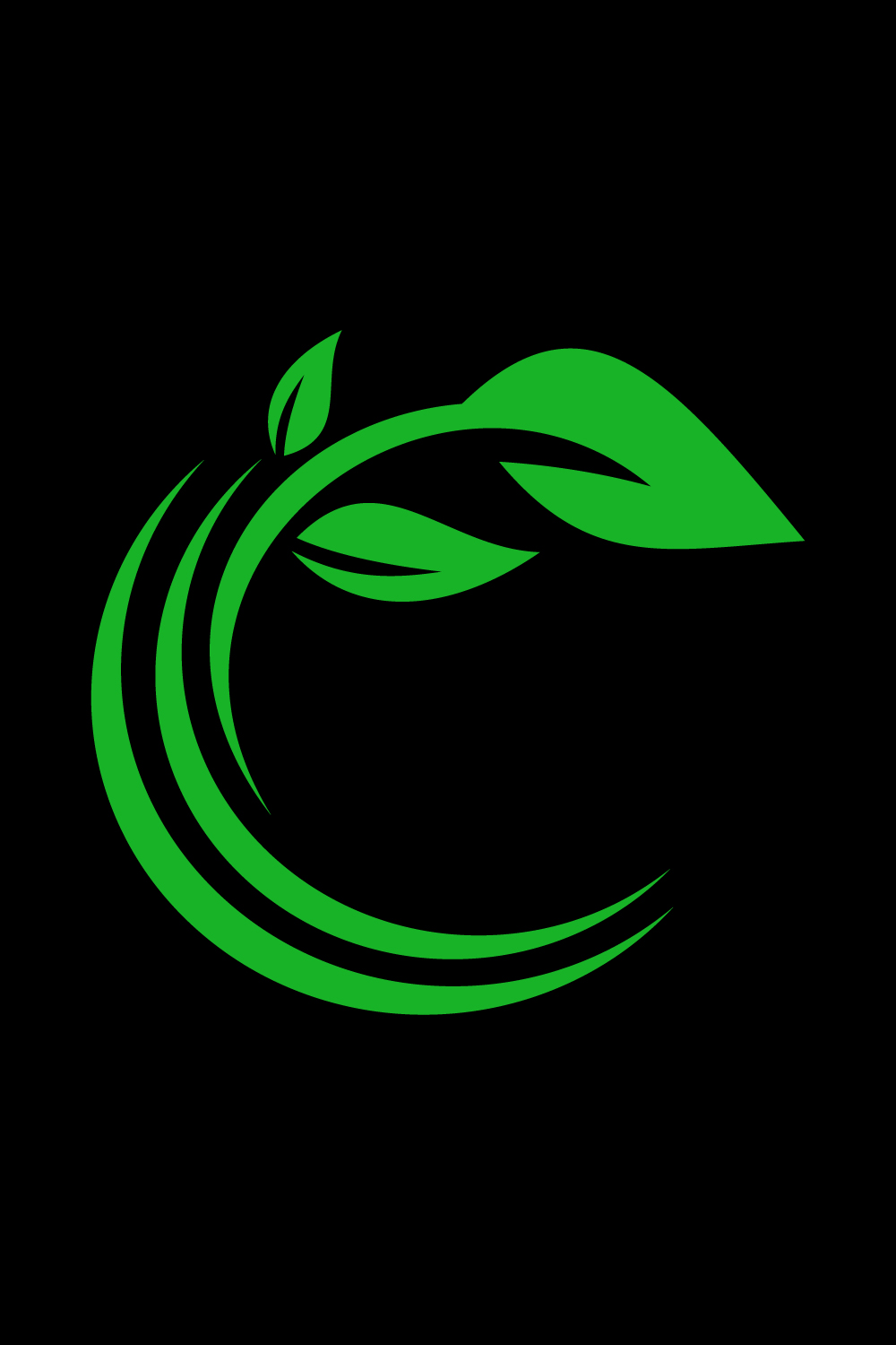 Leaf, plant, logo. Green leaves, nature symbol, Vector design