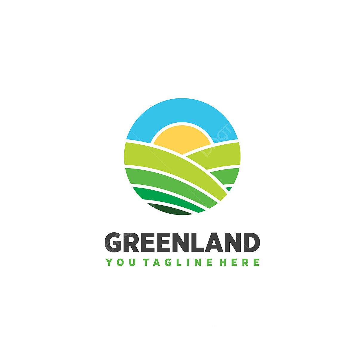 Green Nature Logo Vector HD Image, Nature Logo Simple And Green Land, Green Land, Logo, Business PNG Image For Free Download