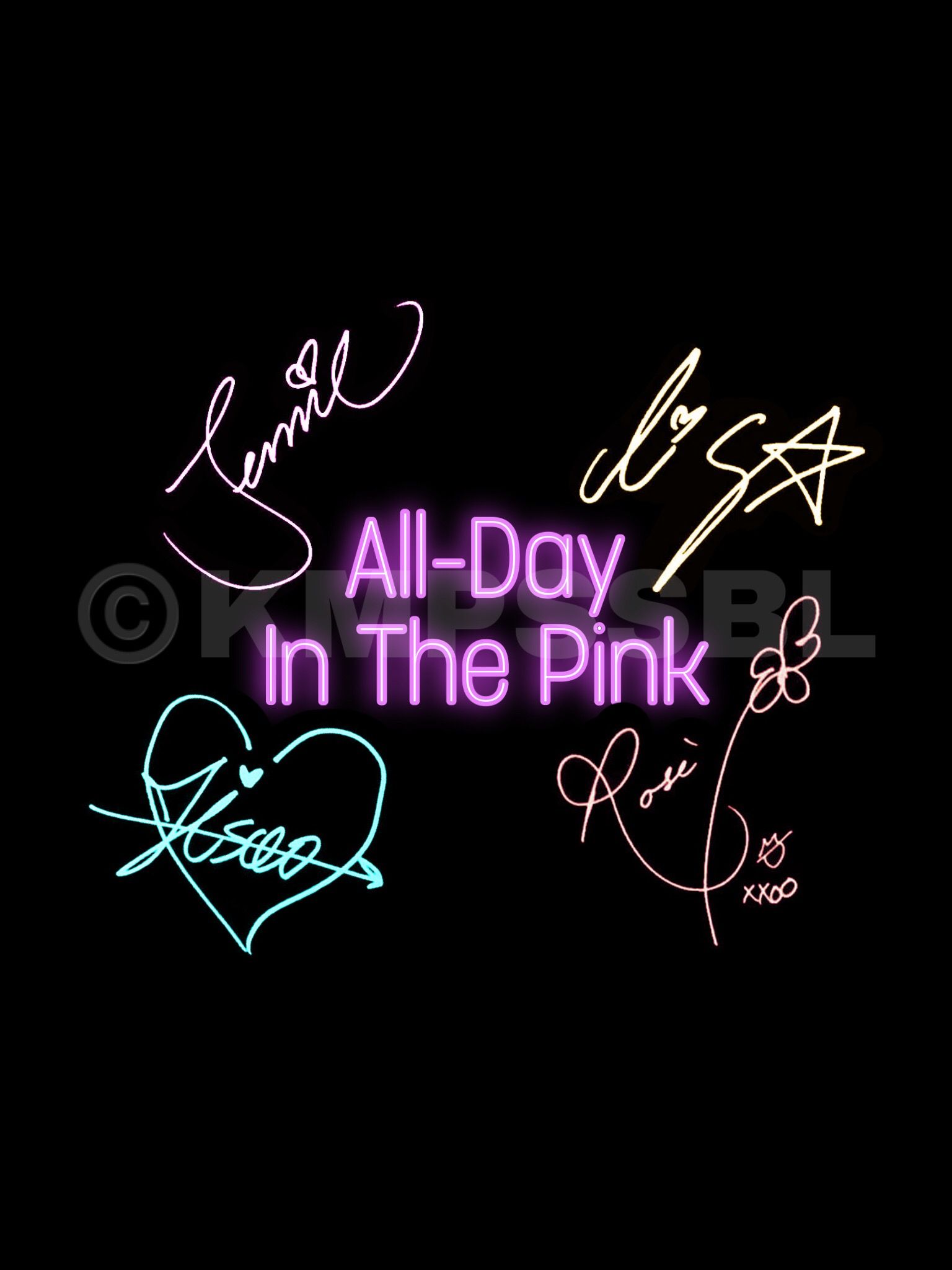 Blackpink Neon Wallpapers Wallpaper Cave