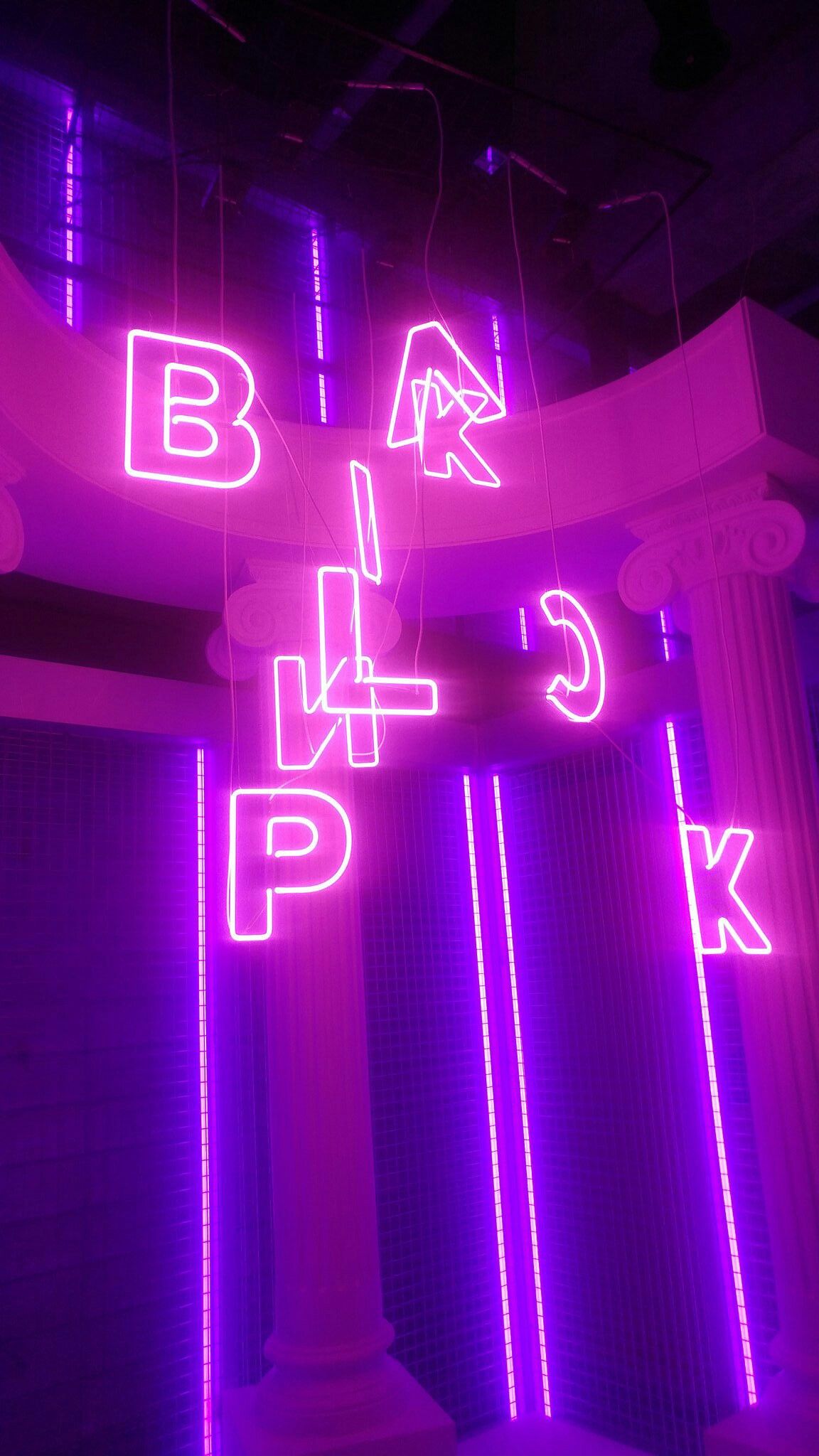 BLACKPINK IN YOUR AREA!. Blackpink, Neon, Purple aesthetic
