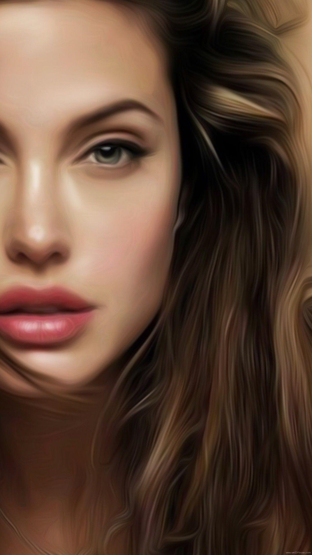 Angelina Jolie iPhone HD Wallpaper Free Angelina Jolie iPhone HD Background