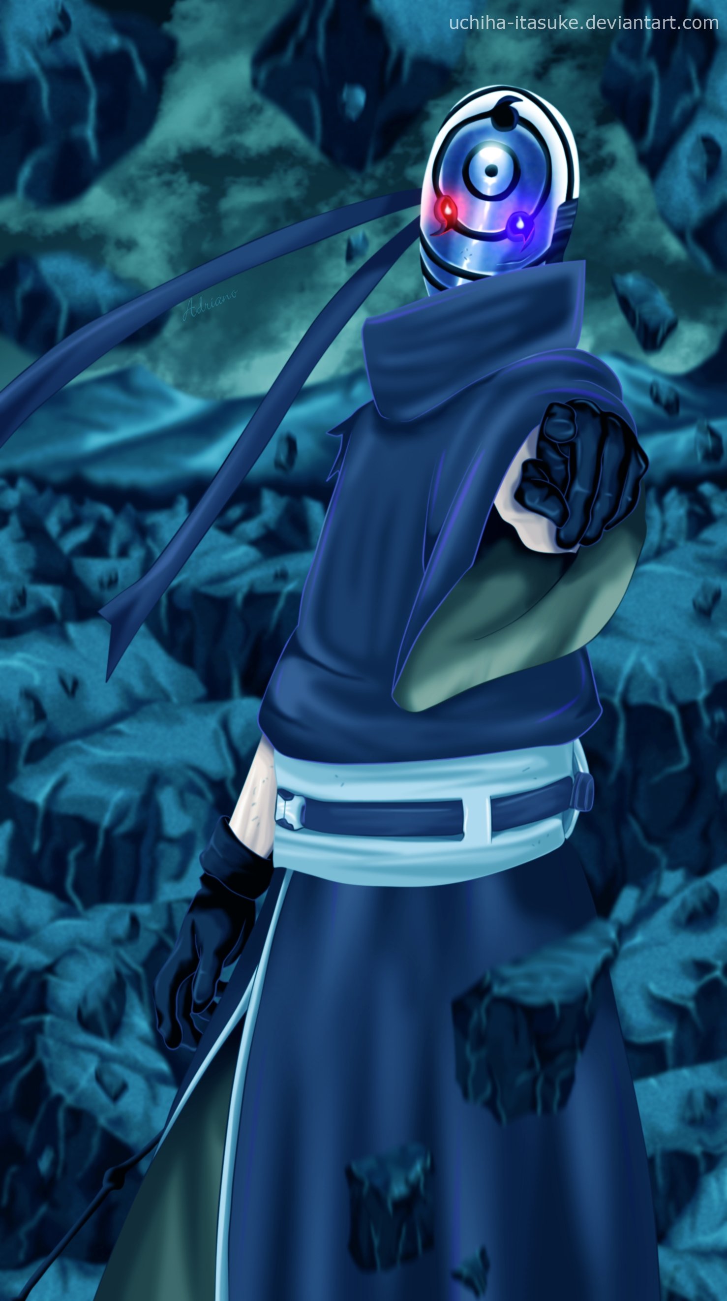 Uchiha Obito Phone Wallpaper 4K by AE19OE on DeviantArt