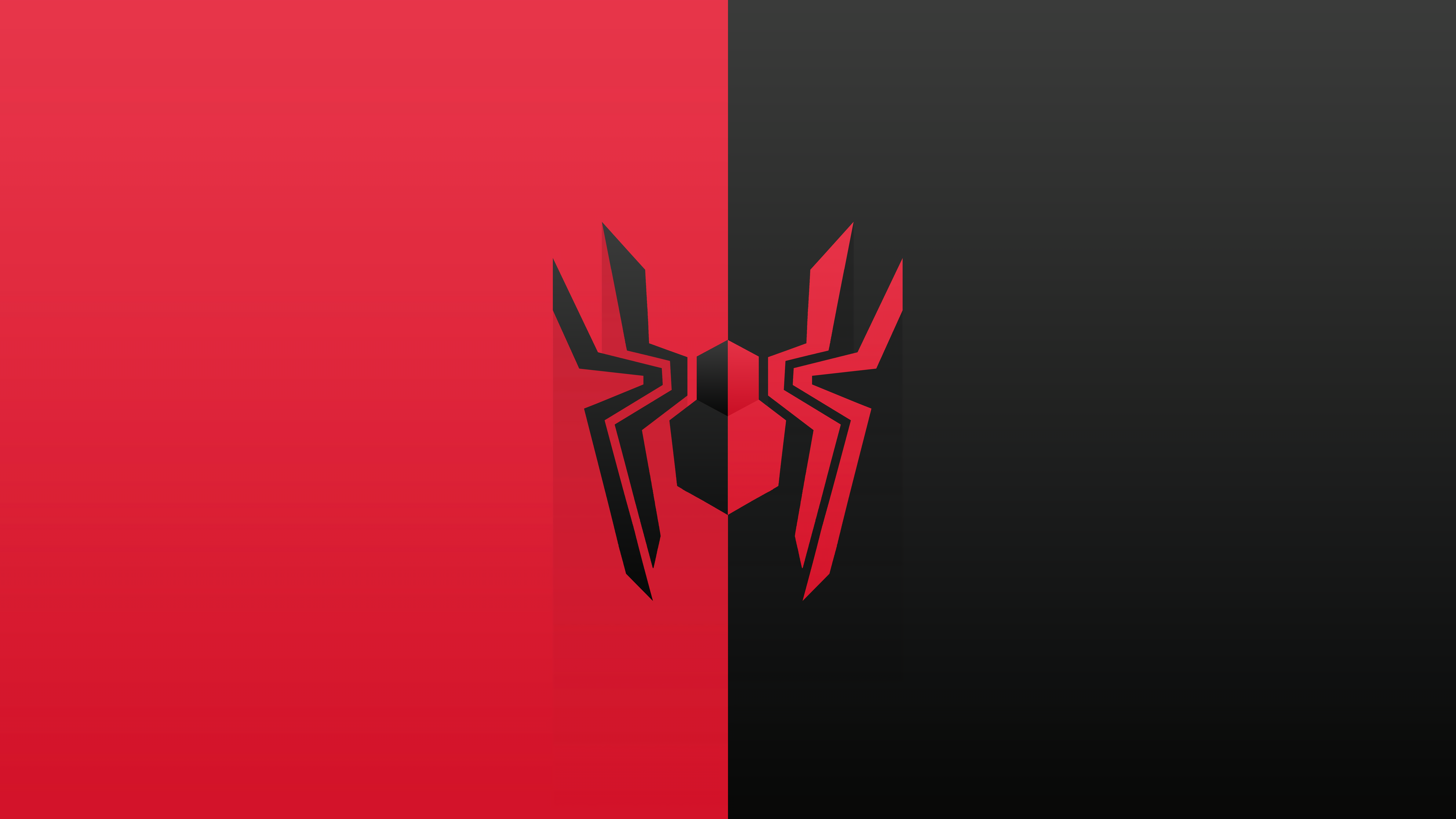 Spider Man Logo Minimalist 8K Wallpaper