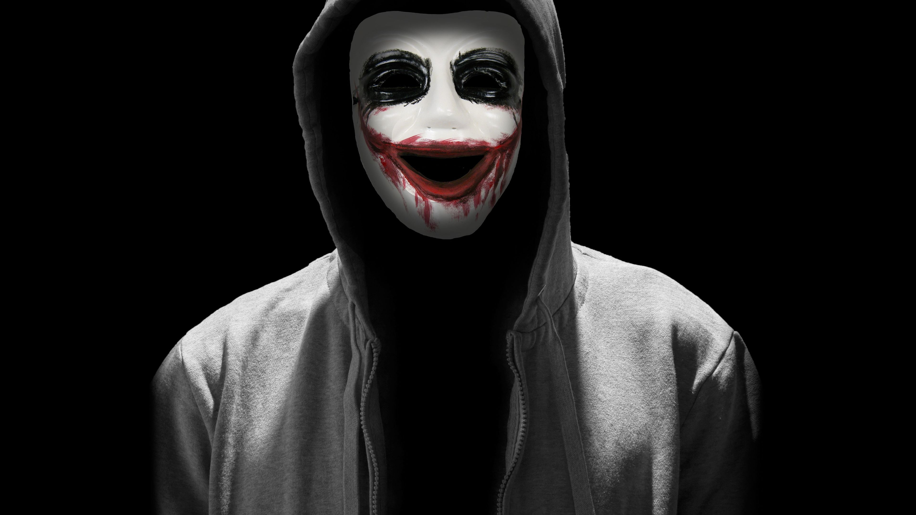 Wallpaper 4k Creepy Joker 4k Wallpaper