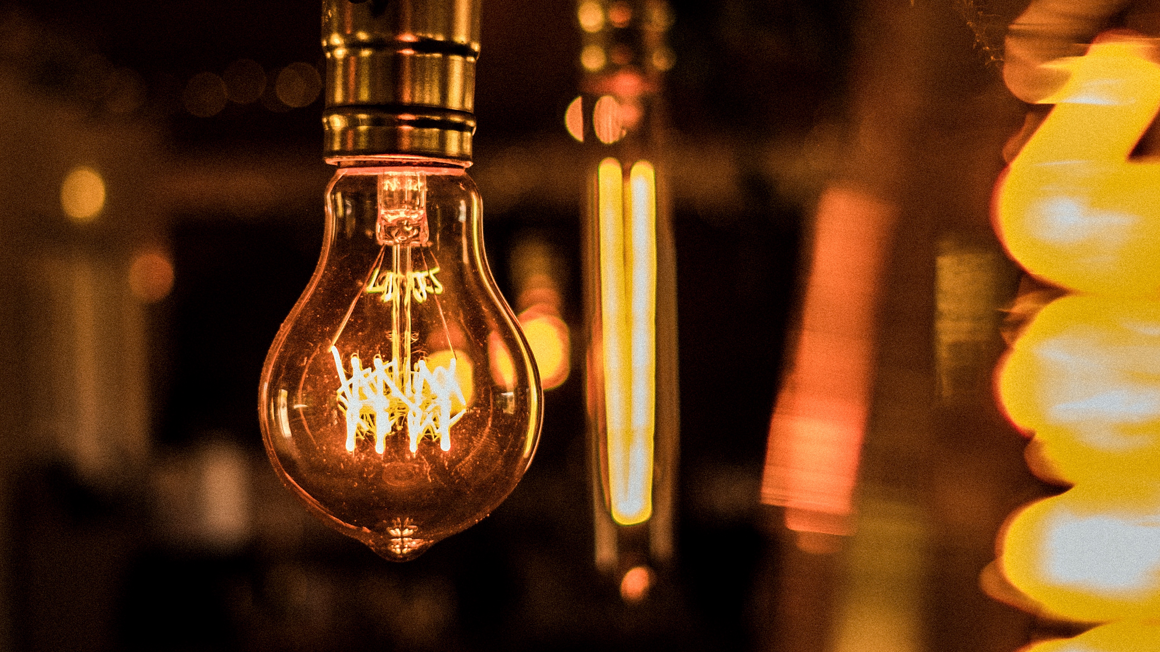 Lighting 4K wallpaper for your desktop or mobile screen free and easy to download