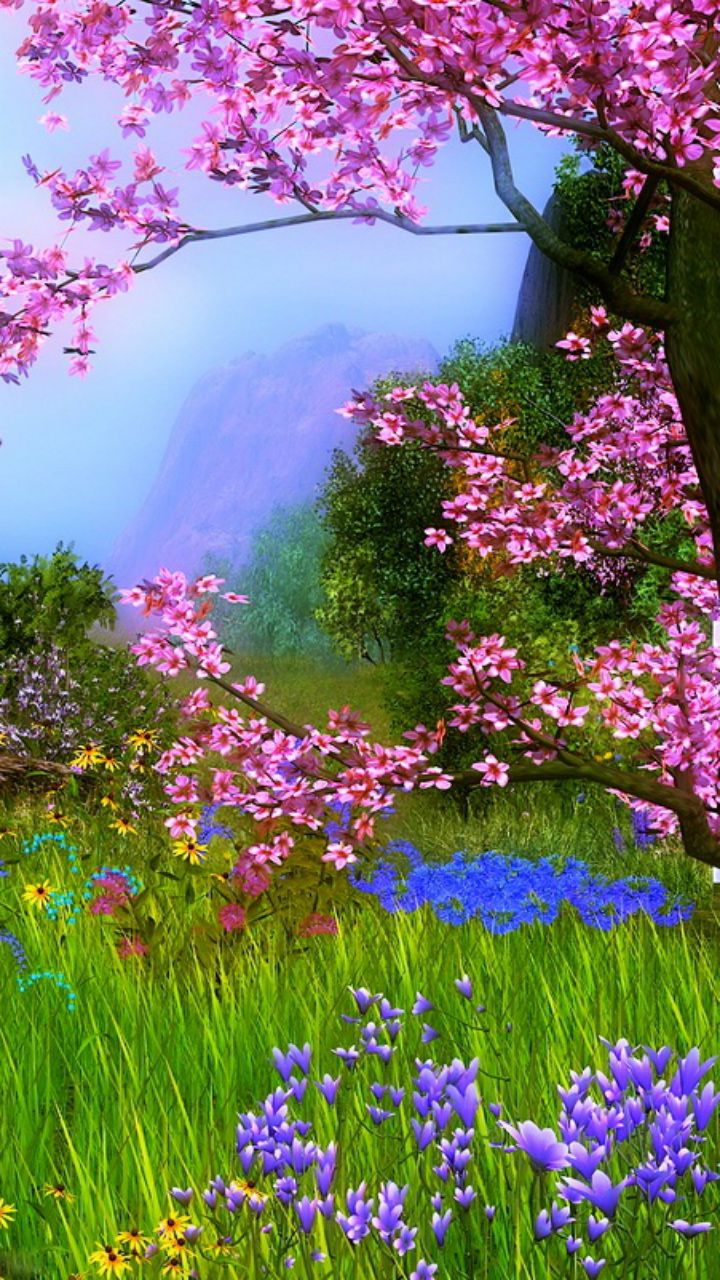 Free download Spring paysage wallpaper Android Applications [720x1280] for your Desktop, Mobile & Tablet. Explore Spring Wallpaper for Android. Wallpaper For Spring, Skull Wallpaper For Android, Black Wallpaper For Android