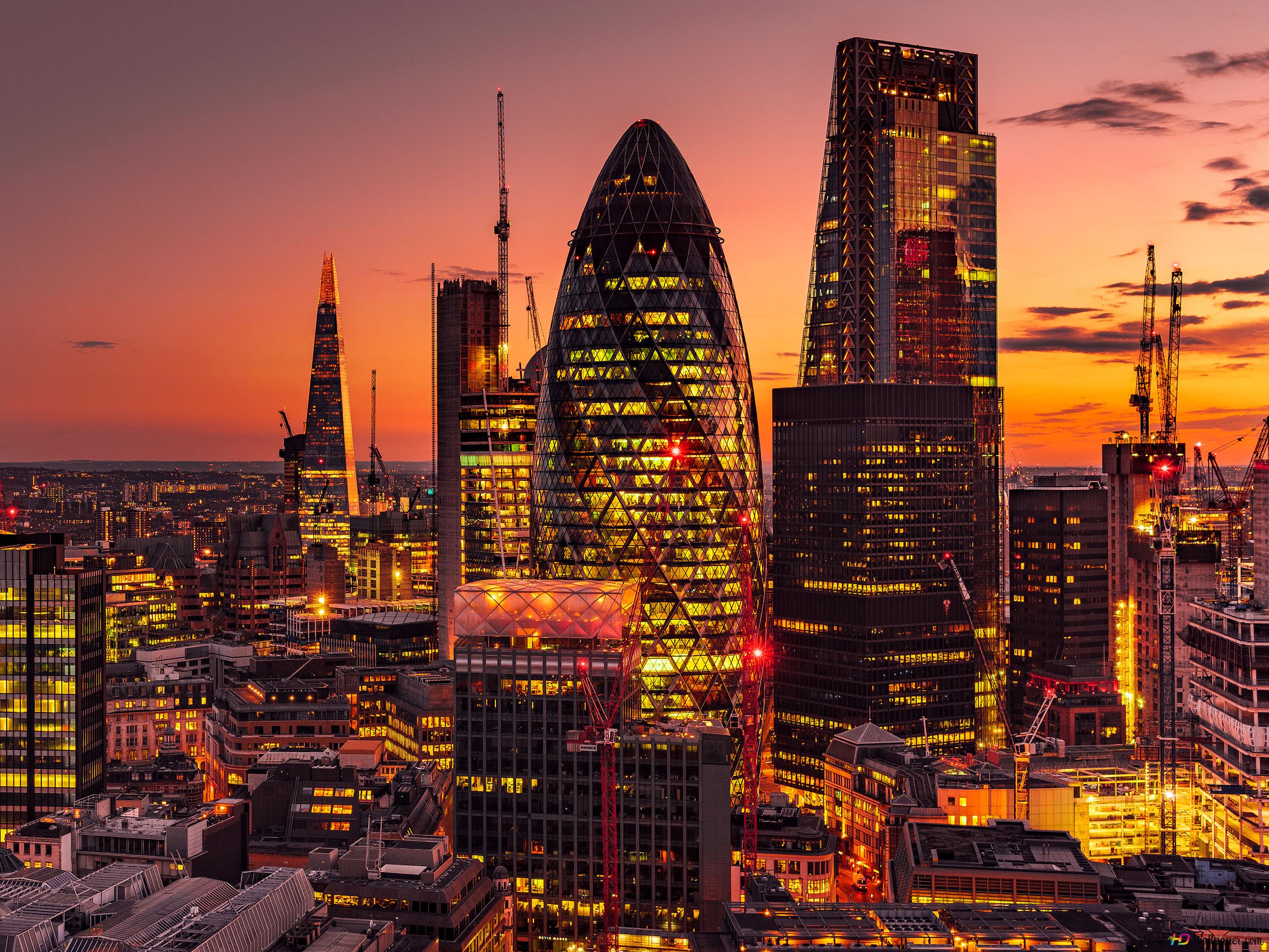 London Lights 4K wallpaper download