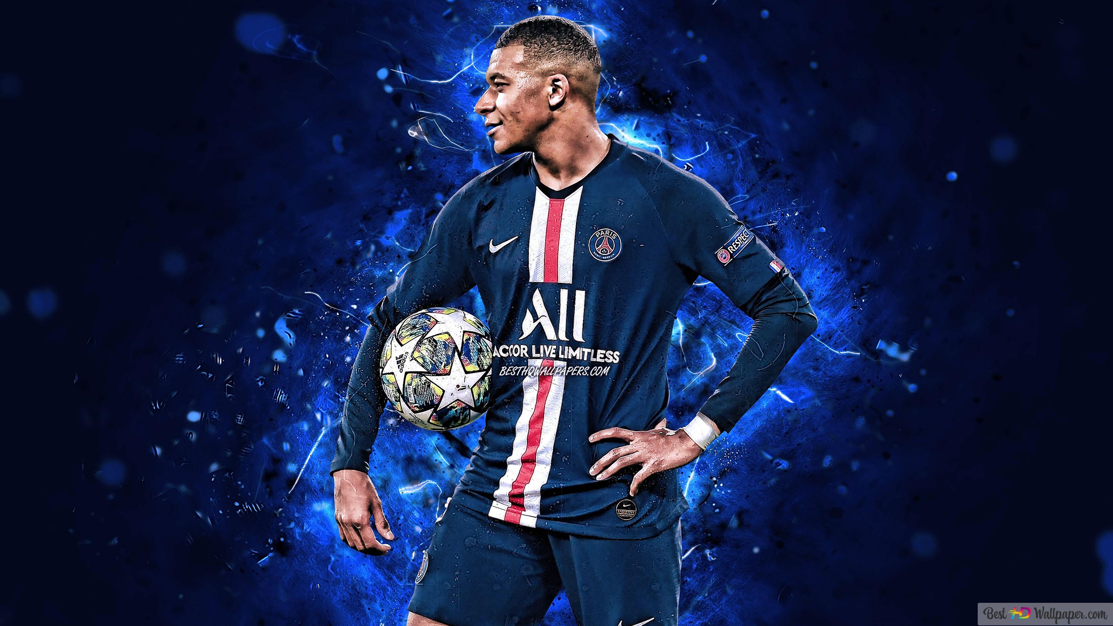 Kylian Mbappe, Young Player Of France National Team And Paris Saint Germain Team 4K Wallpaper Download