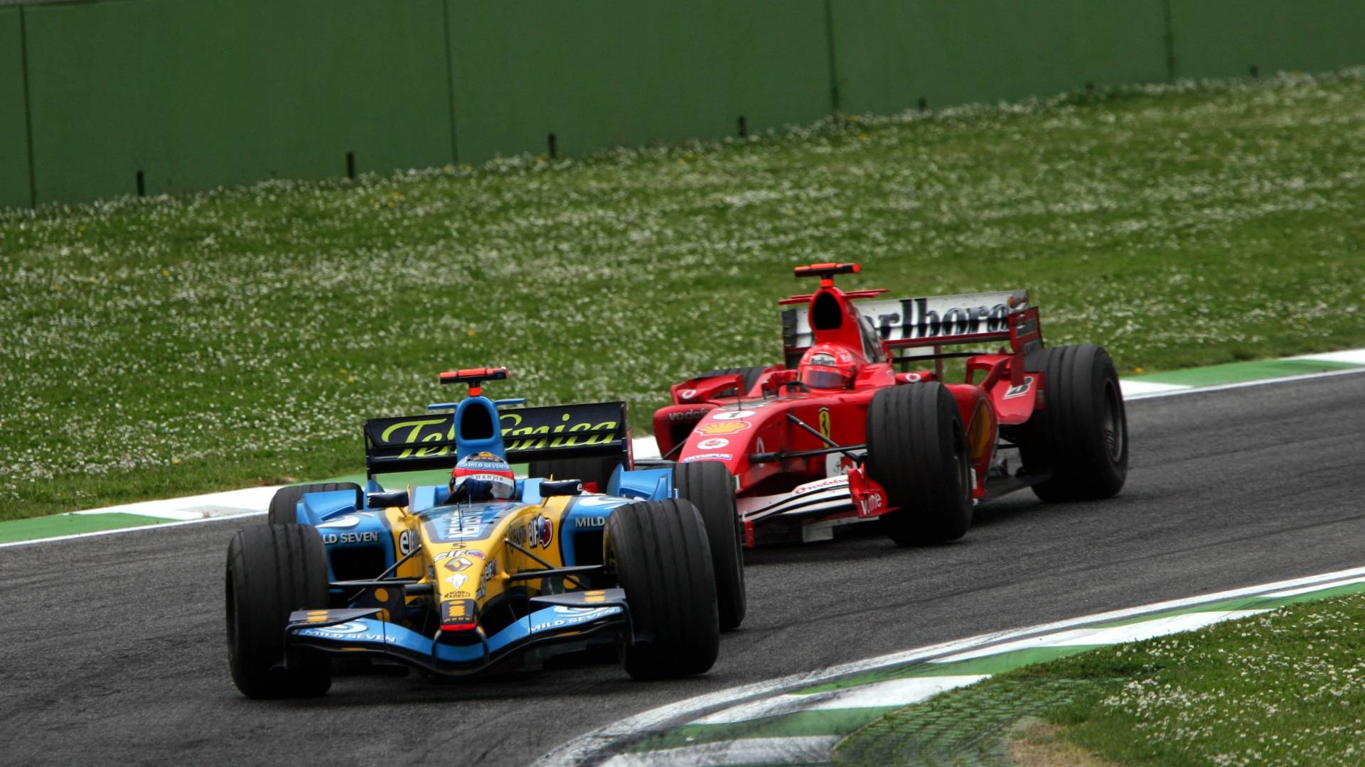 Formula 1, race cars, Renault R25