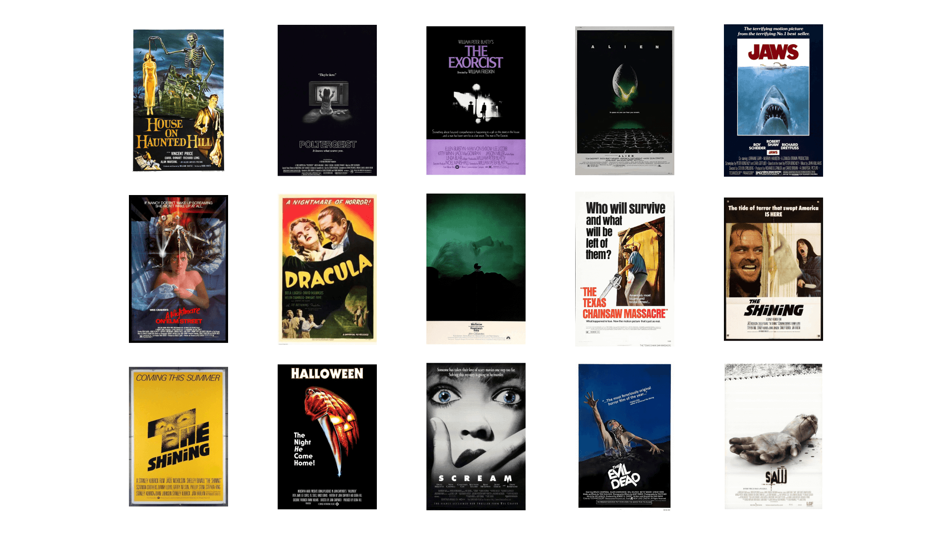 The 14 Spookiest Horror Movie Posters