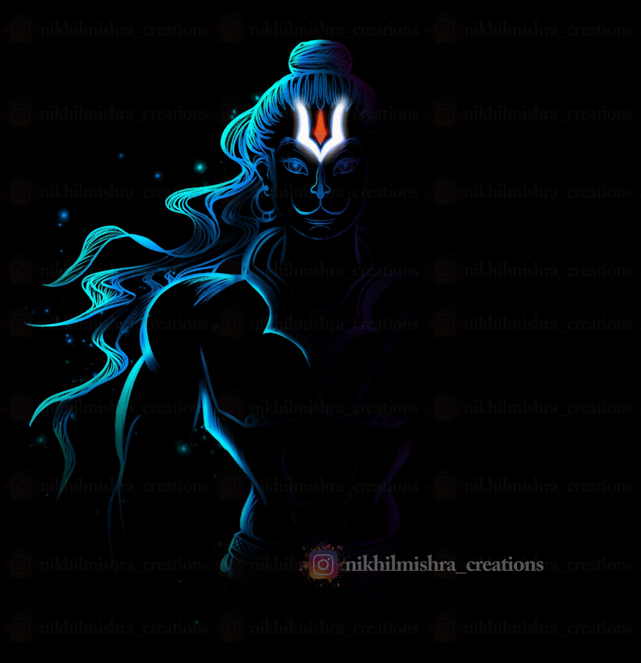 Lord Hanuman digital artwork shri hanuman ji painting Hanuman jayanti special. Lord hanuman wallpaper, Lord shiva painting, Hanuman ji wallpaper