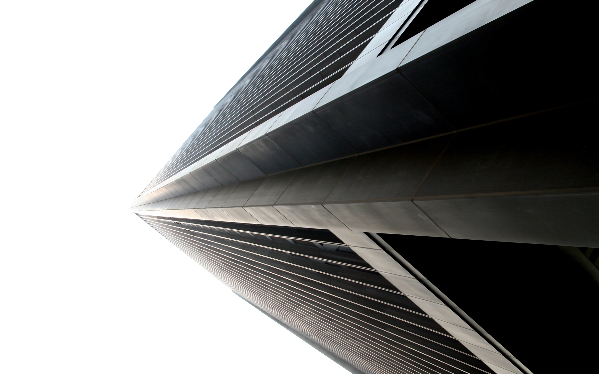 Black and white black architecture skyscrapers cities wallpaperx1200