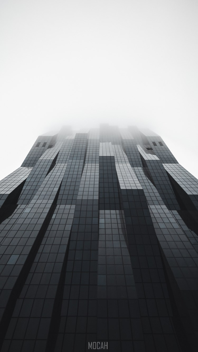 Architecture, White, Black, Daytime, Skyscraper, Apple iPhone 6, 750x1334 Phone HD Wallpaper