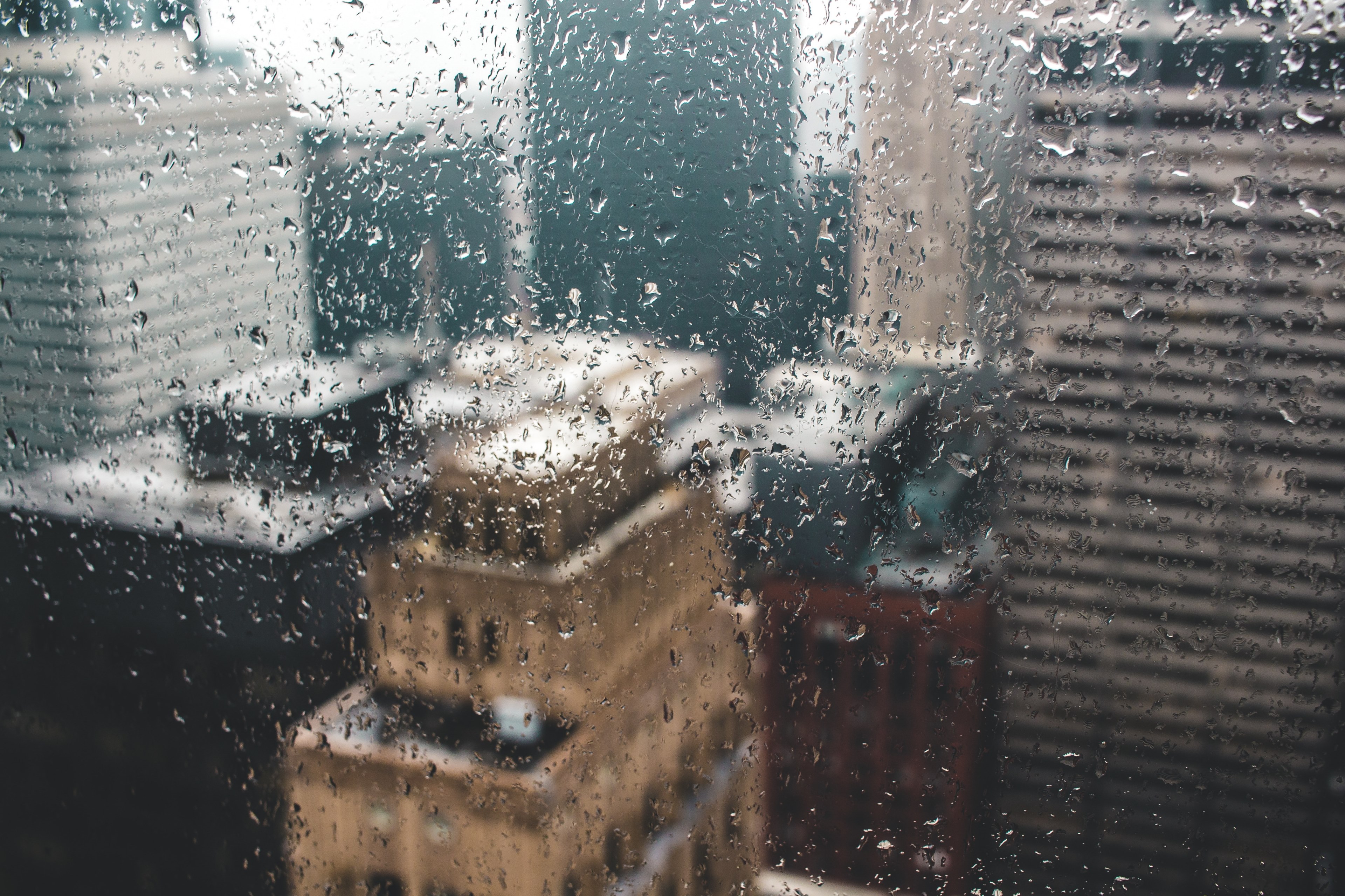 Wallpaper / cityscape rainy inside and rainy day HD 4k wallpaper free download