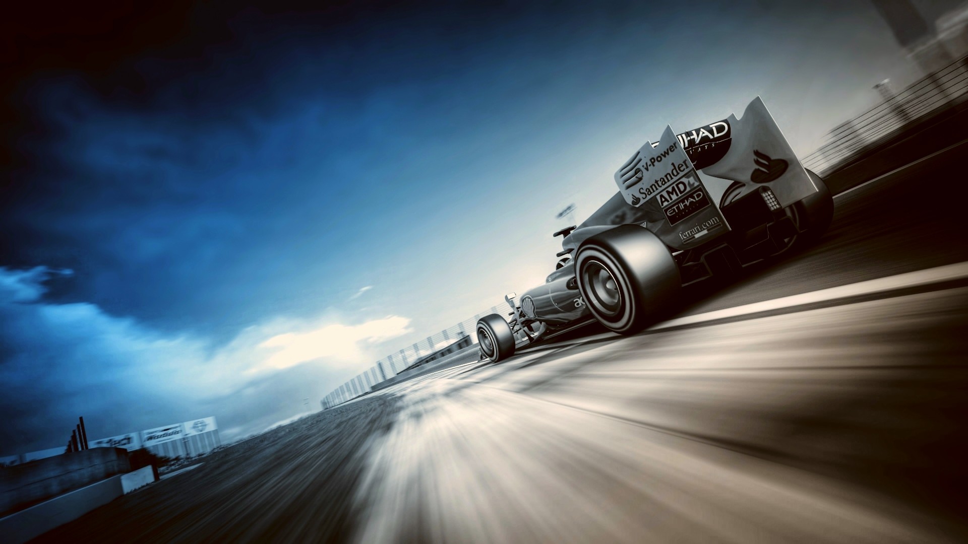 Download Latest HD Wallpaper of, Sports, Formula 1 Motion Blur