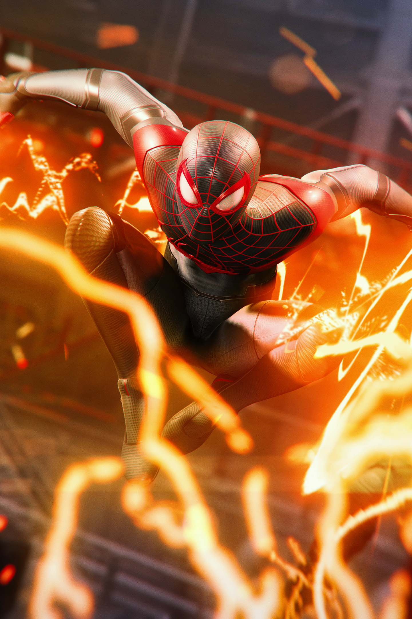 Marvel's Spider Man: Miles Morales Phone Wallpaper