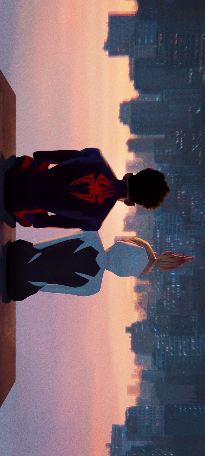 Miles Morales and Gwen Stacy wallpaper