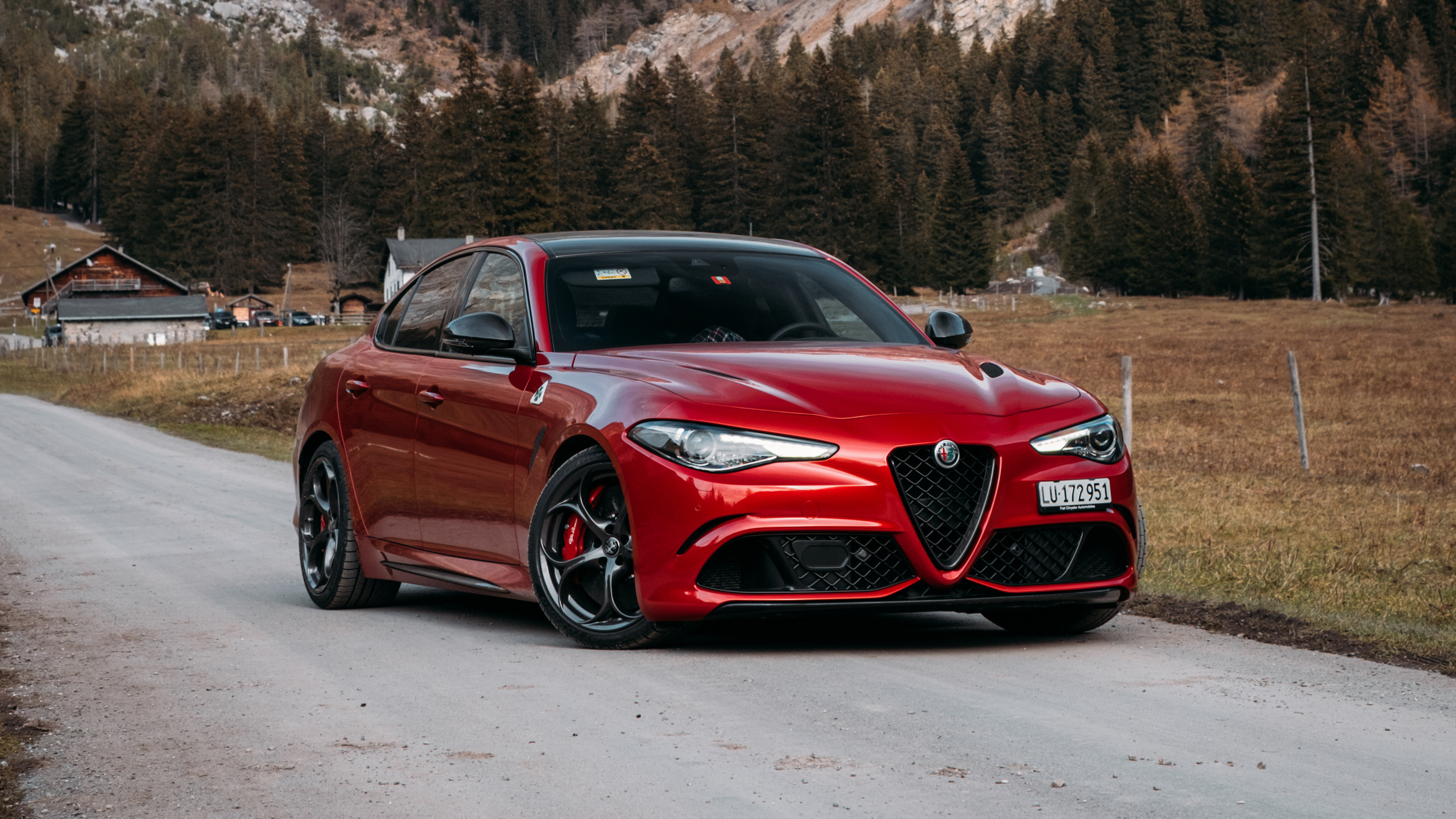Alfa Romeo Giulia Quadrifoglio 2021 4K Wallpaper Car Wallpaper