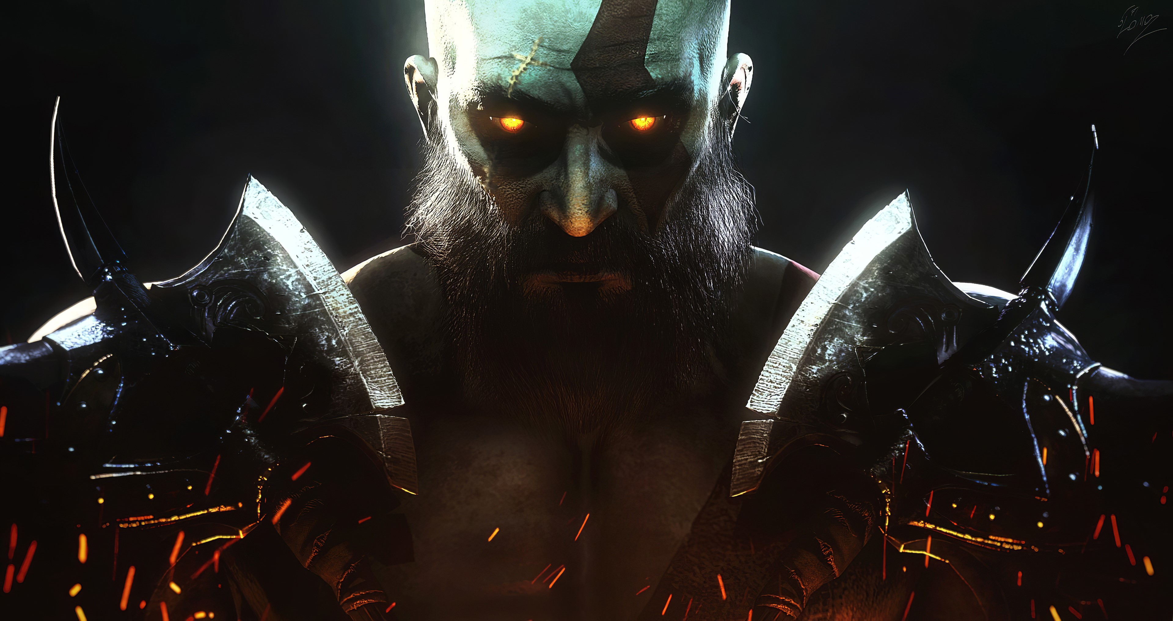 Wallpaper / kratos, god of war 4, god of war, games, ps games, hd, 4k, artwork, artstation free download