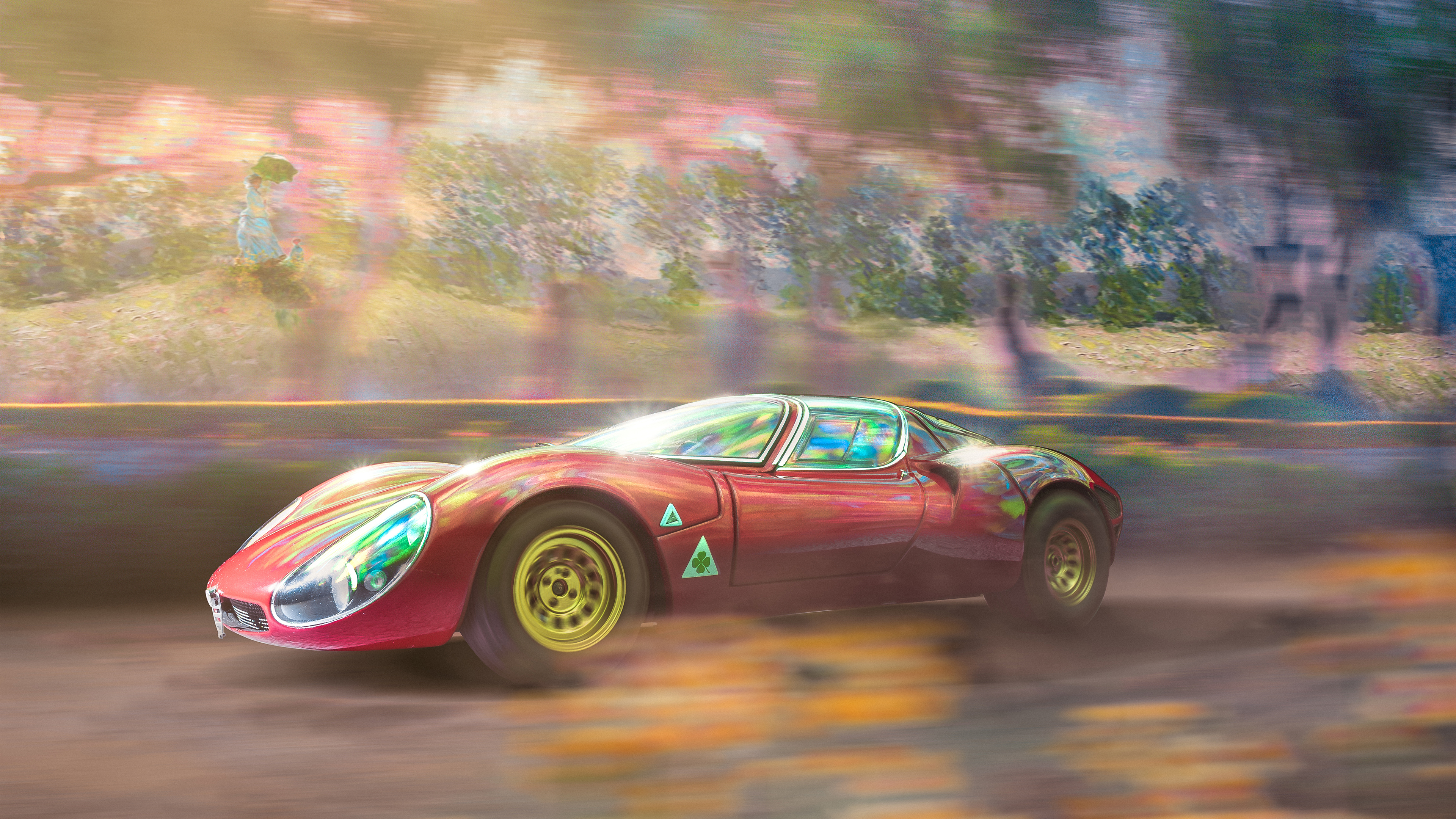 Wallpaper 4k Alfa Romeo 33 Stradale 4k Wallpaper