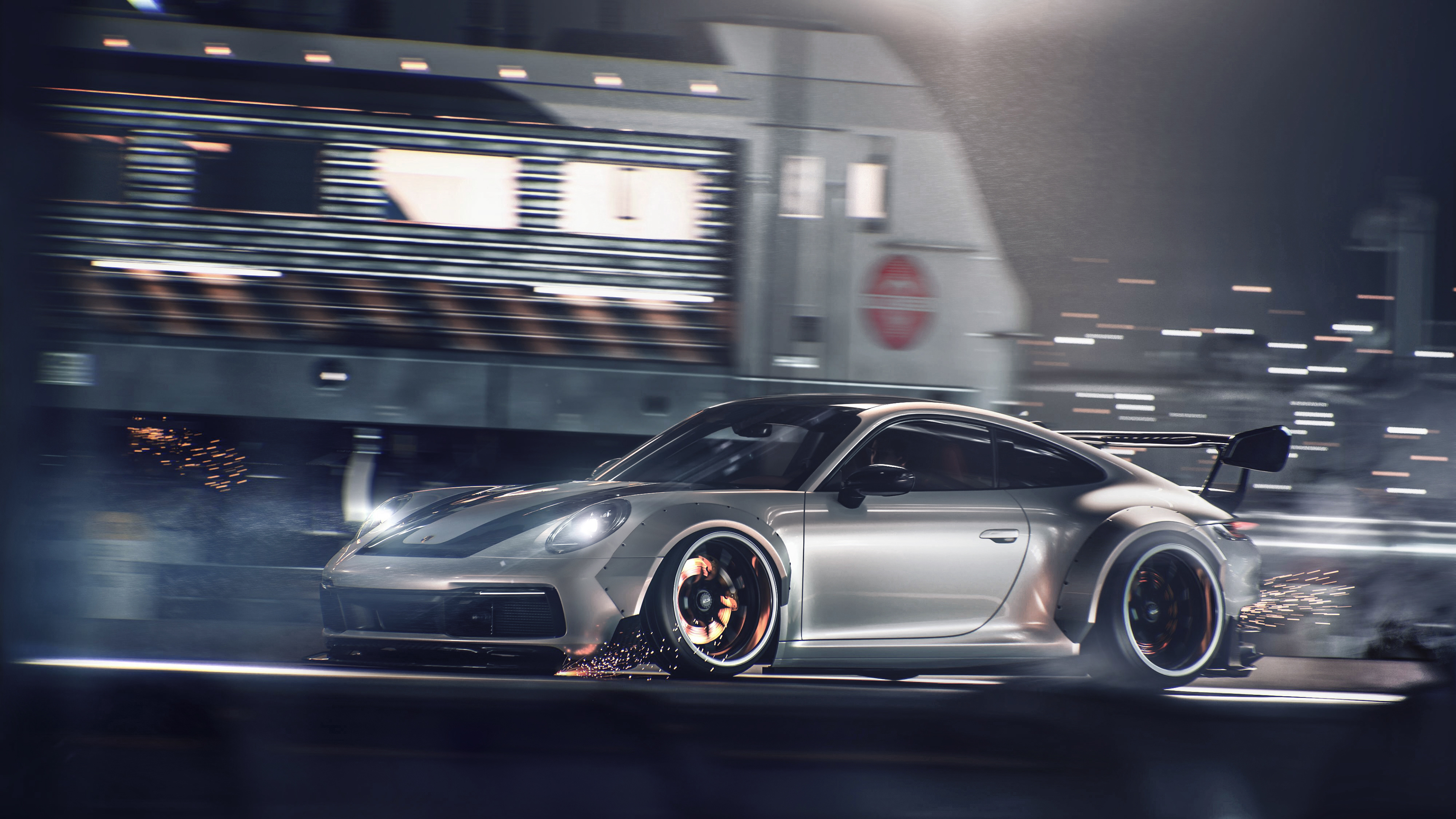 Porsche 911 GT 4K Wallpaper Car Wallpaper
