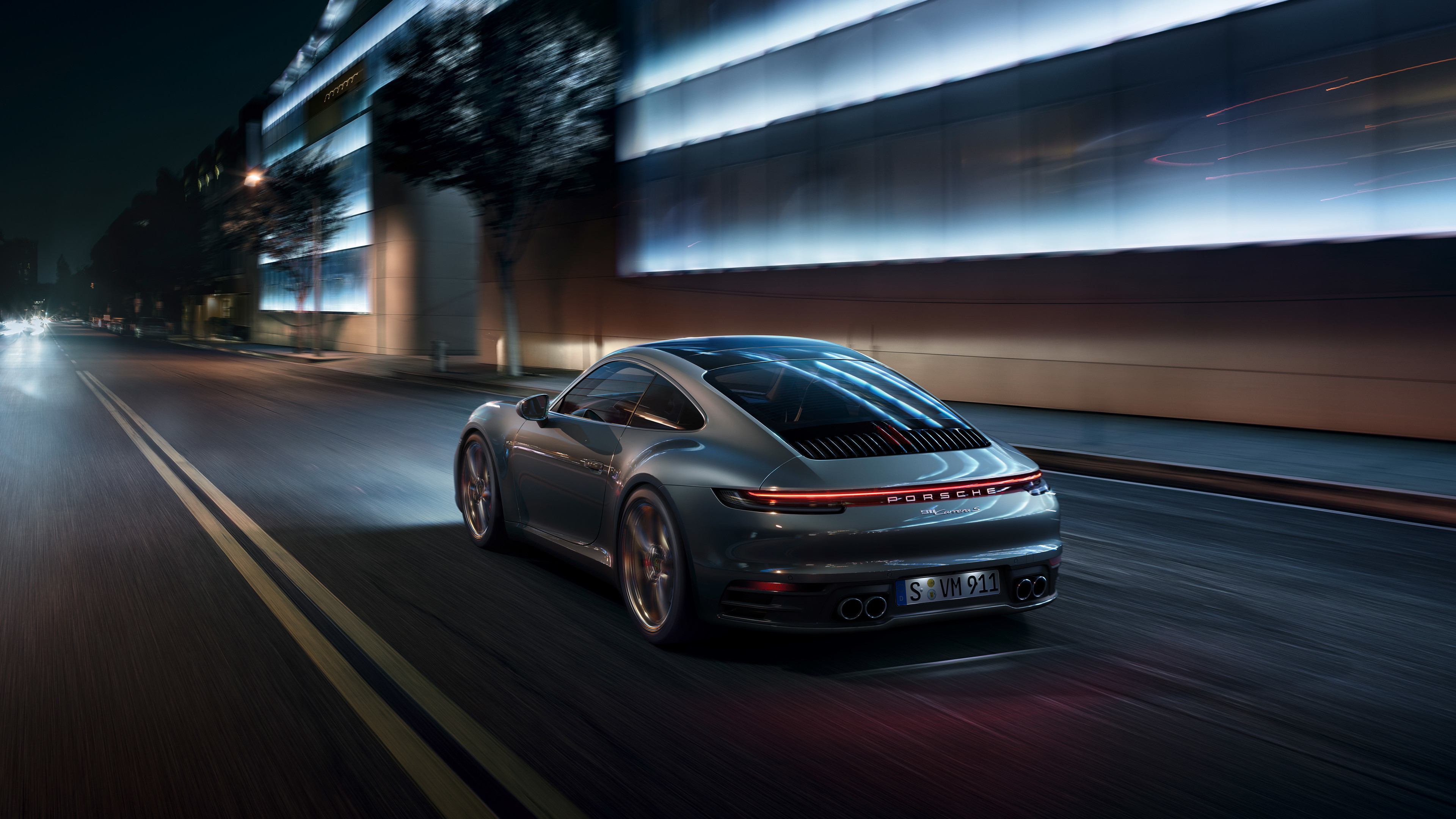 Wallpaper 4k Porsche 911 Rear 4k Wallpaper